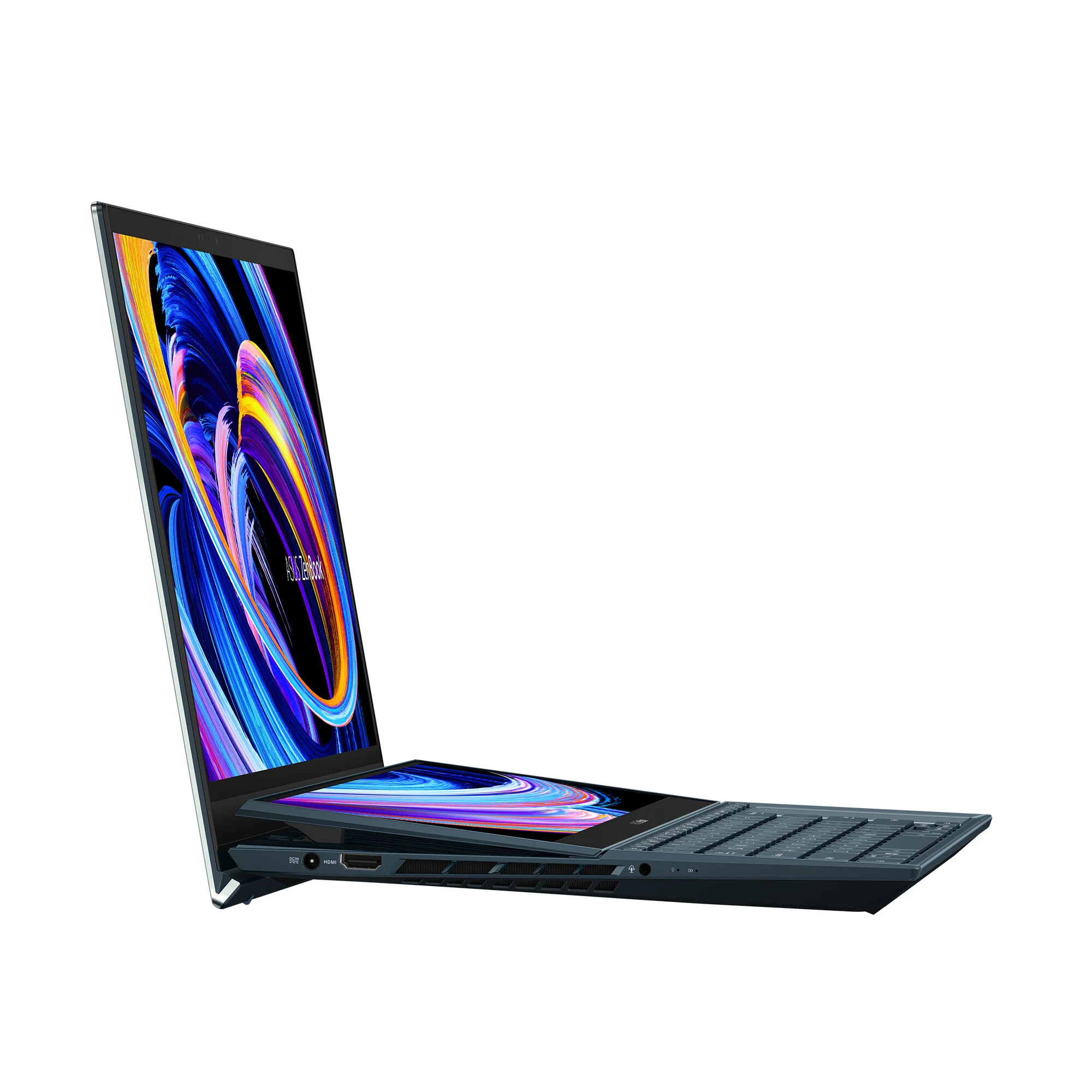 ASUS Zenbook Pro Duo 15 OLED Laptop - 39.6 cm (15.6") - Touchscreen - Intel® Core™ i9-11900H - 32 GB DDR4-SDRAM - 1 TB SSD - NVIDIA GeForce RTX 3060 - Wi-Fi 6 - Windows 11 Pro - Blue - Image 5