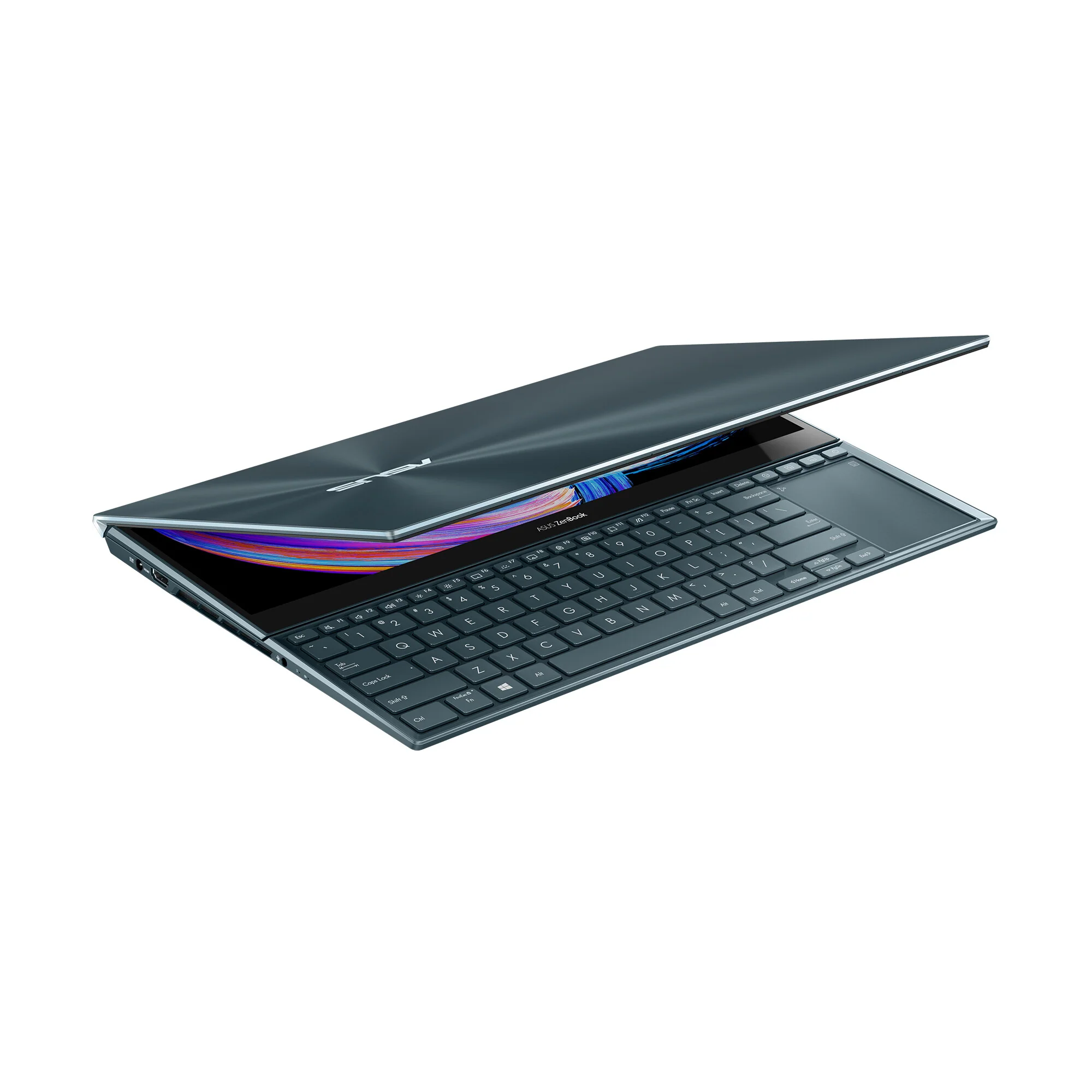 ASUS Zenbook Pro Duo 15 OLED Laptop - 39.6 cm (15.6") - Touchscreen - Intel® Core™ i9-11900H - 32 GB DDR4-SDRAM - 1 TB SSD - NVIDIA GeForce RTX 3060 - Wi-Fi 6 - Windows 11 Pro - Blue - Image 7