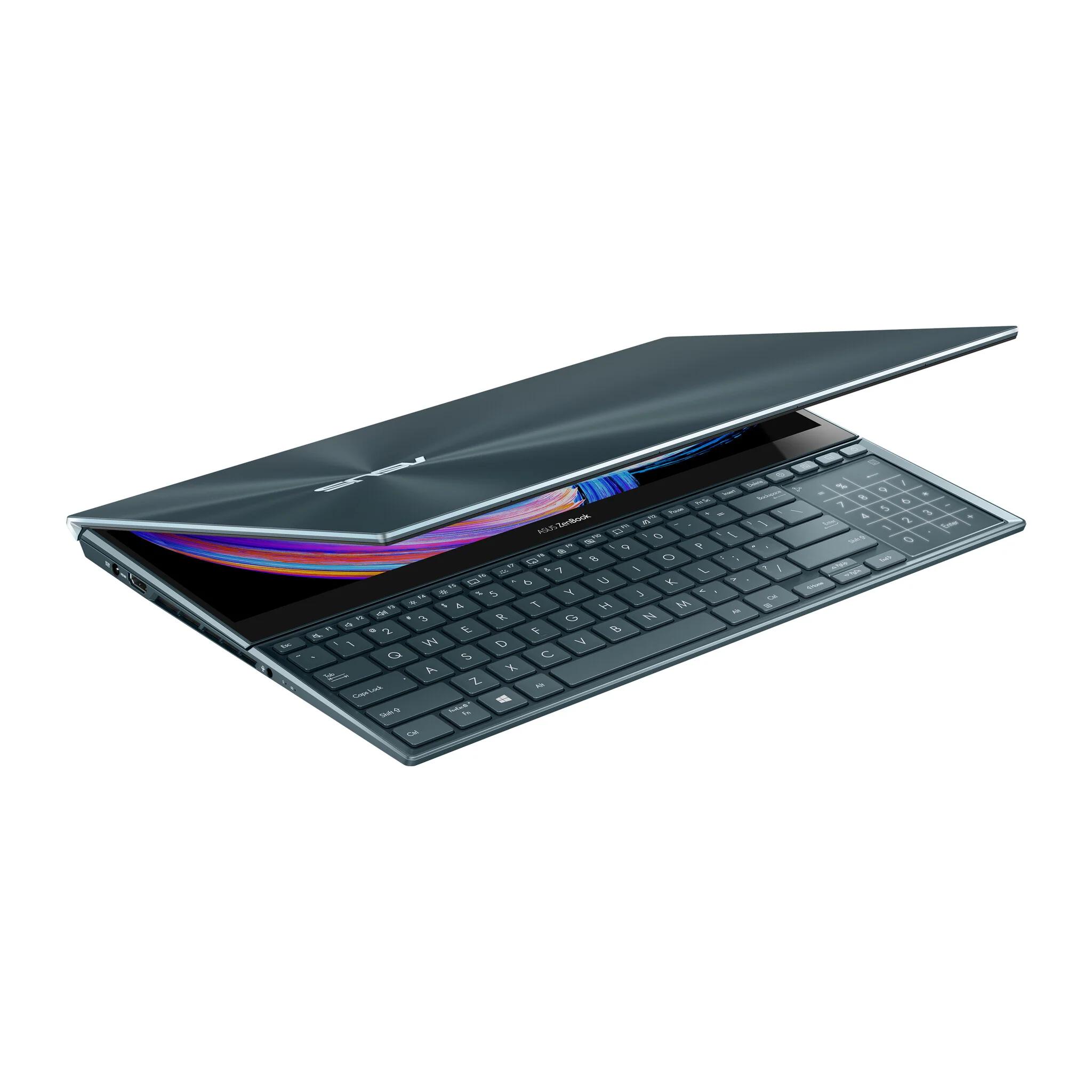 ASUS Zenbook Pro Duo 15 OLED Laptop - 39.6 cm (15.6") - Touchscreen - Intel® Core™ i9-11900H - 32 GB DDR4-SDRAM - 1 TB SSD - NVIDIA GeForce RTX 3060 - Wi-Fi 6 - Windows 11 Home - Blue - Image 6