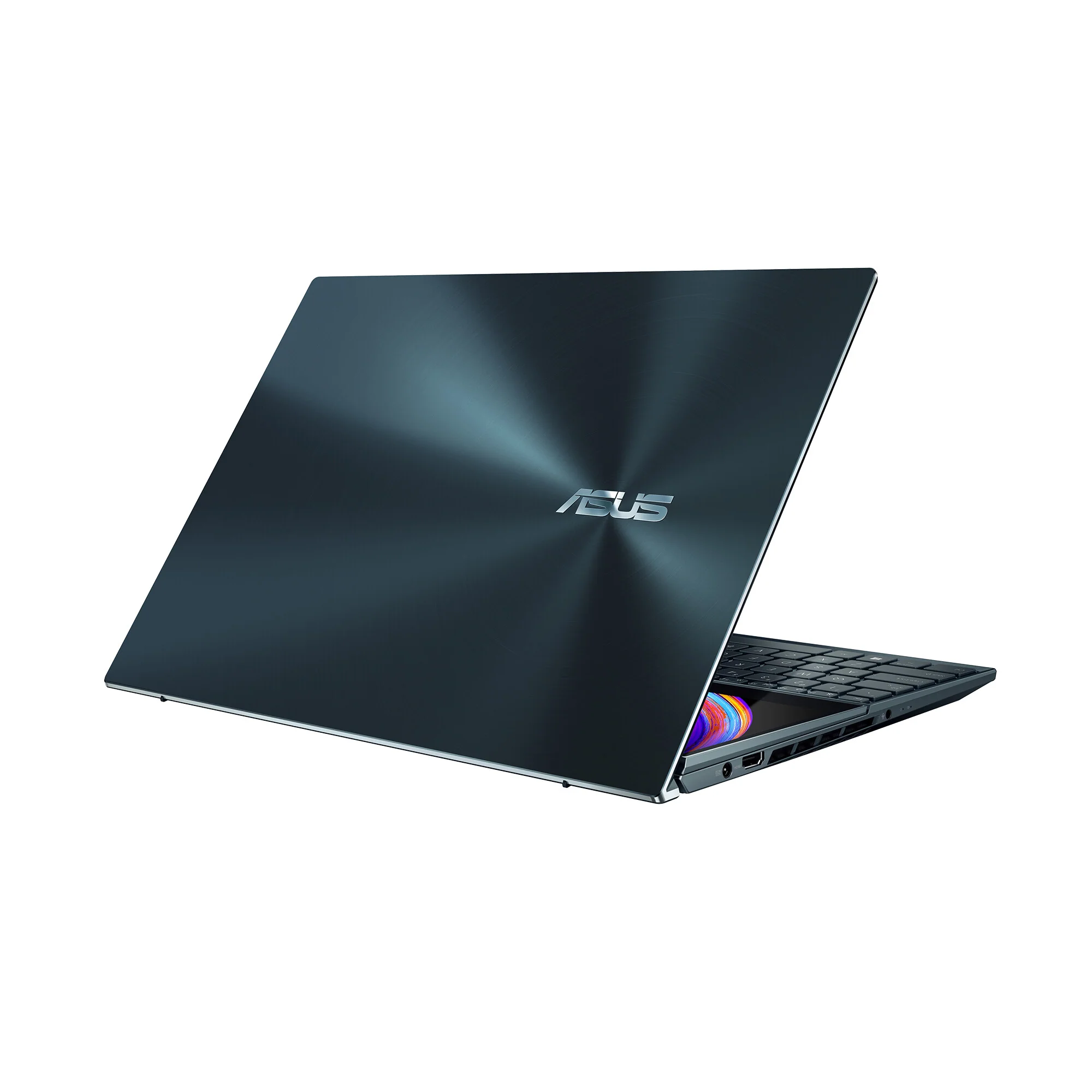 ASUS Zenbook Pro Duo 15 OLED Laptop - 39.6 cm (15.6") - Touchscreen - Intel® Core™ i9-12900H - 32 GB LPDDR5-SDRAM - 1 TB SSD - NVIDIA GeForce RTX 3070 Ti - Wi-Fi 6 - Windows 11 Home - Blue - Image 10