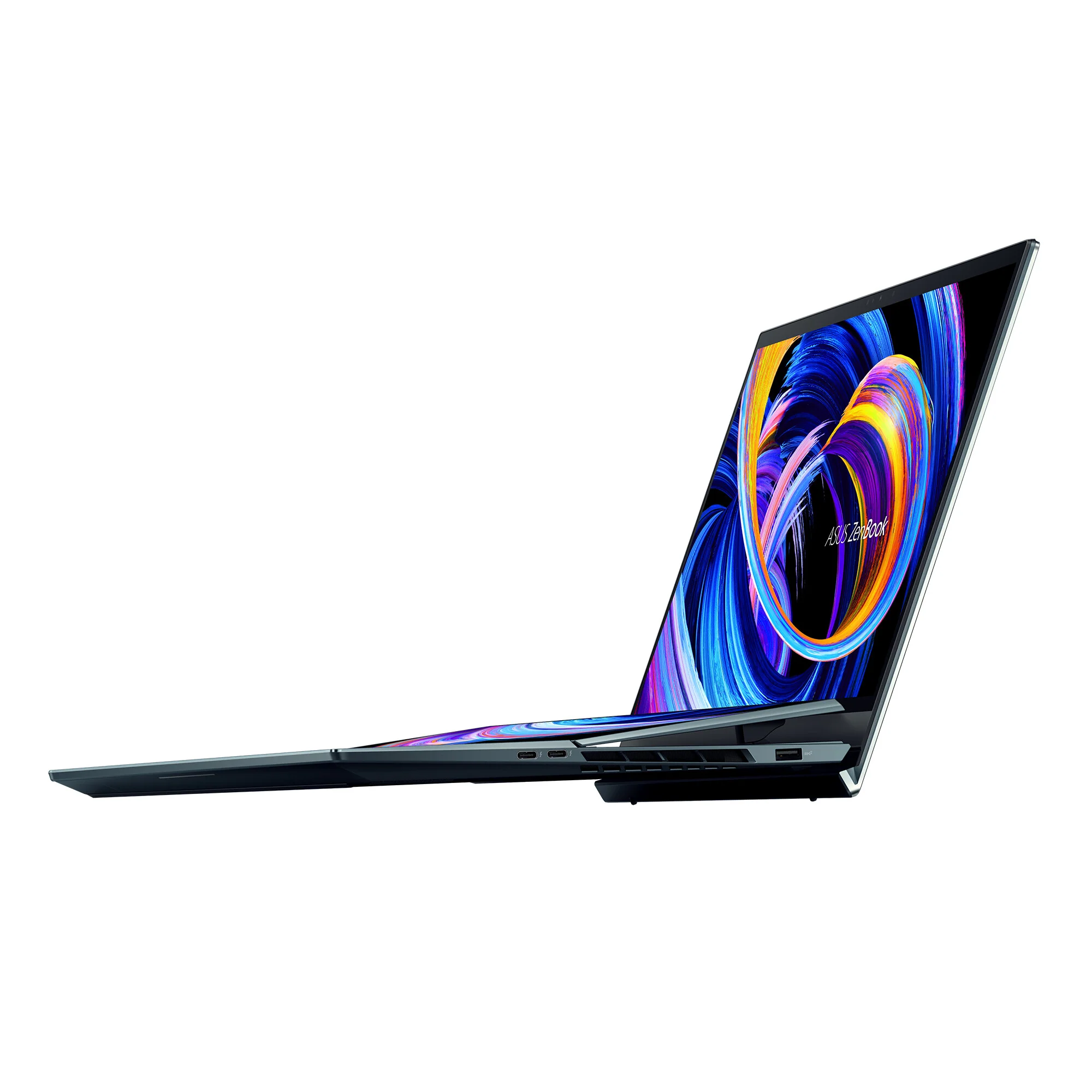 ASUS Zenbook Pro Duo 15 OLED Laptop - 39.6 cm (15.6") - Touchscreen - Intel® Core™ i9-12900H - 32 GB LPDDR5-SDRAM - 1 TB SSD - NVIDIA GeForce RTX 3070 Ti - Wi-Fi 6 - Windows 11 Home - Blue - Image 7