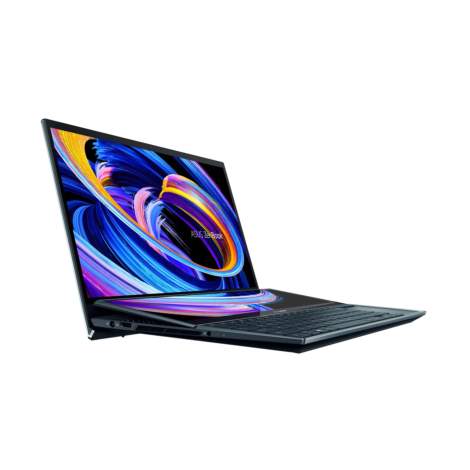 ASUS Zenbook Pro Duo 15 OLED Laptop - 39.6 cm (15.6") - Touchscreen - Intel® Core™ i9-12900H - 32 GB LPDDR5-SDRAM - 1 TB SSD - NVIDIA GeForce RTX 3070 Ti - Wi-Fi 6 - Windows 11 Home - Blue - Image 8
