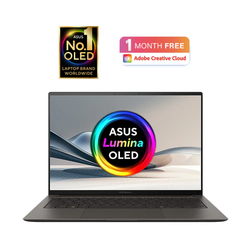 ASUS Zenbook S 14 Laptop - 35.6 cm (14") - Touchscreen - Intel Core Ultra 7 256V - 16 GB LPDDR5x-SDRAM - 1 TB SSD - Wi-Fi 7 - Windows 11 Home - Grey - Image 2