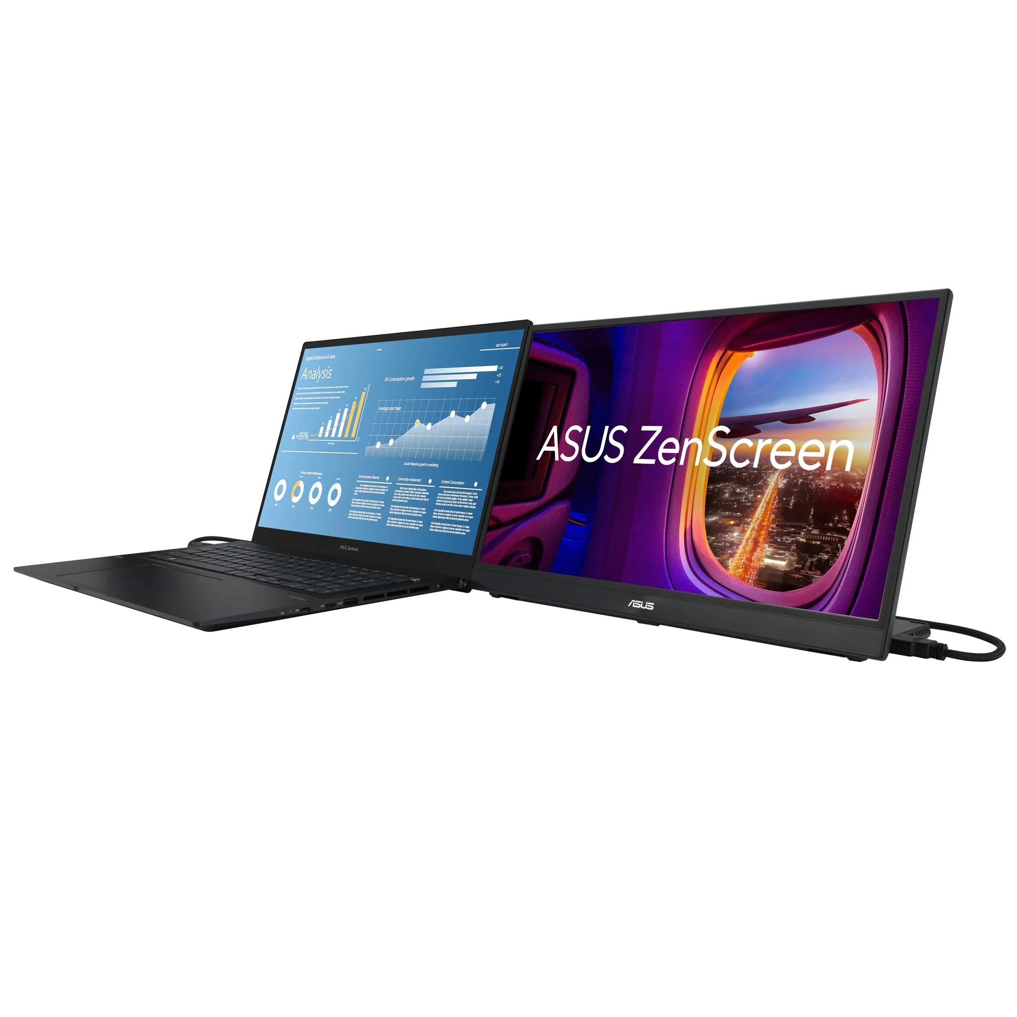 ASUS ZenScreen MB17AHG - 43.9 cm (17.3") - 1920 x 1080 pixels FHD Portable Monitor - Image 7