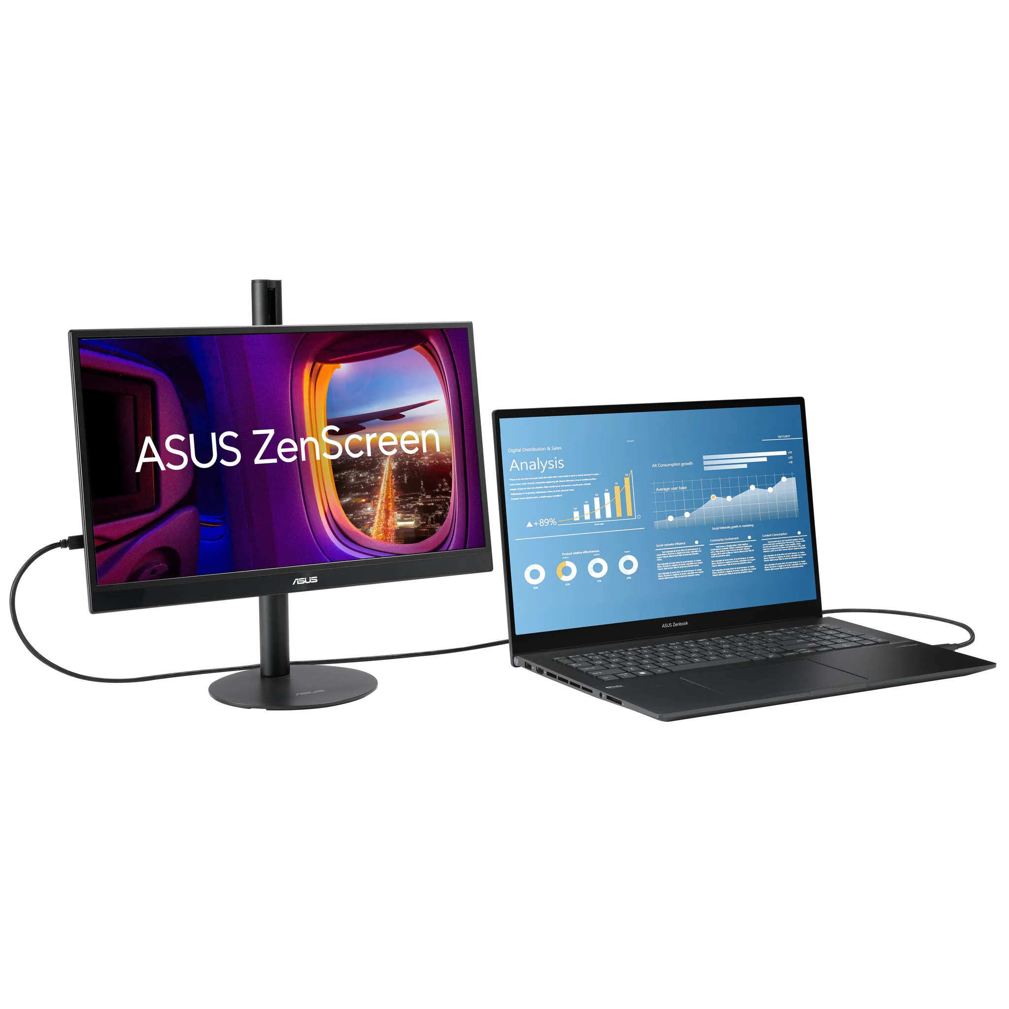 ASUS ZenScreen MB17AHG - 43.9 cm (17.3") - 1920 x 1080 pixels FHD Portable Monitor - Image 9