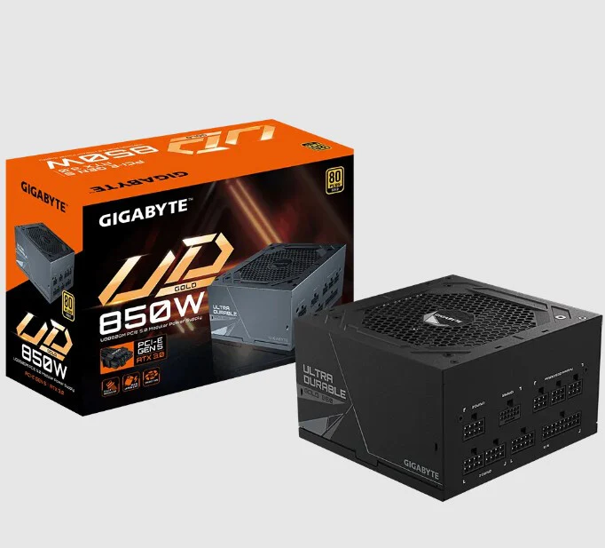 Gigabyte GP-UD850GM PG5 - 850W 80+ Gold Fully Modular Power Supply Unit - Image 8