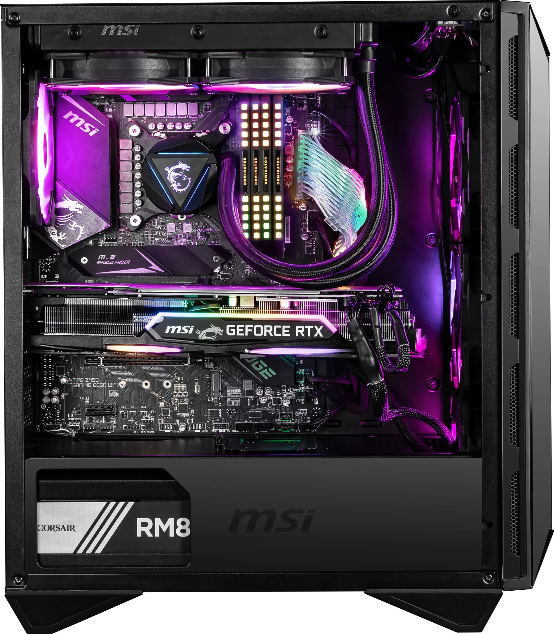 MSI MPG GUNGNIR 110R - ATX Mid Tower Case in Black - Image 12