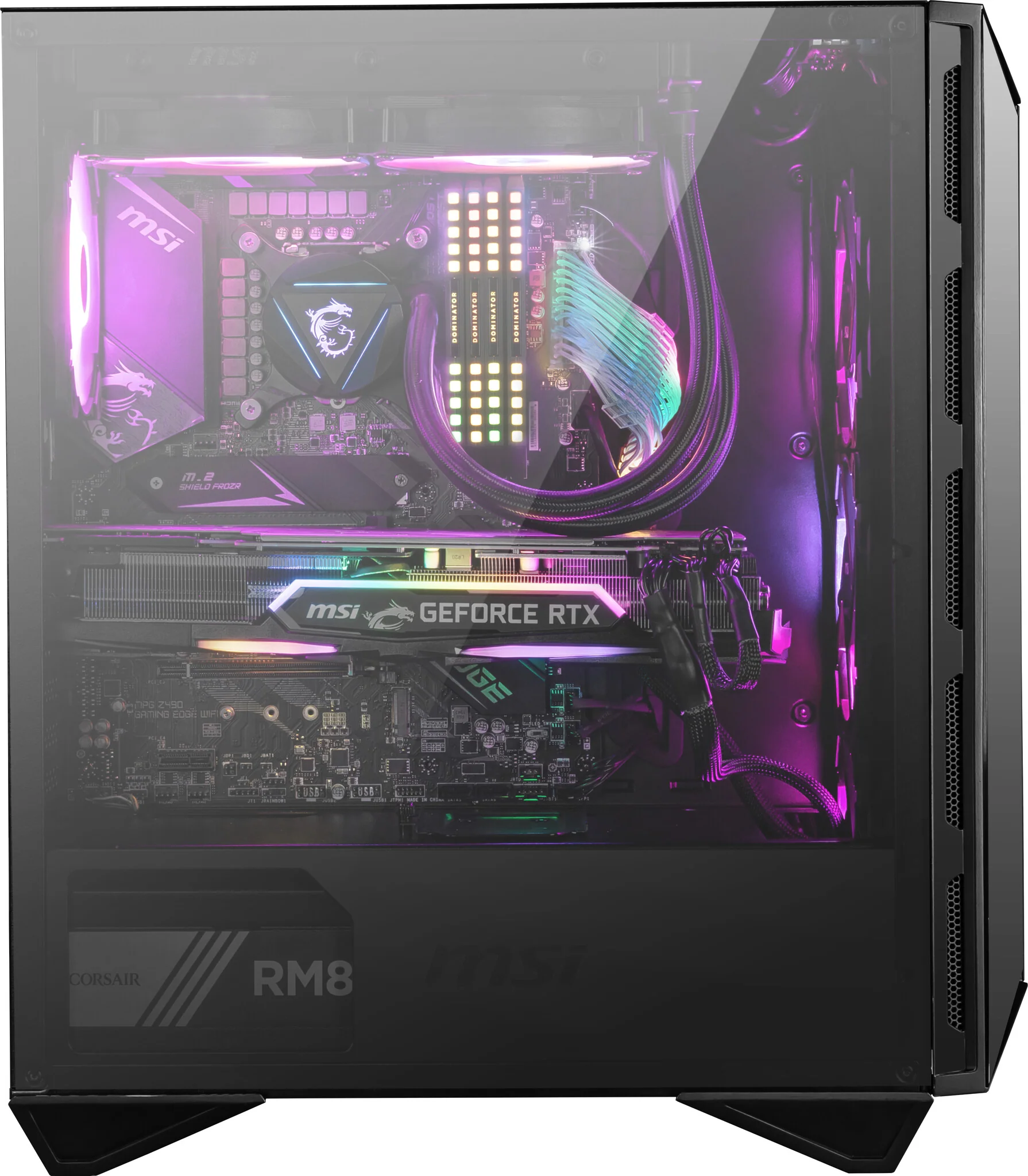 MSI MPG GUNGNIR 110R - ATX Mid Tower Case in Black - Image 13