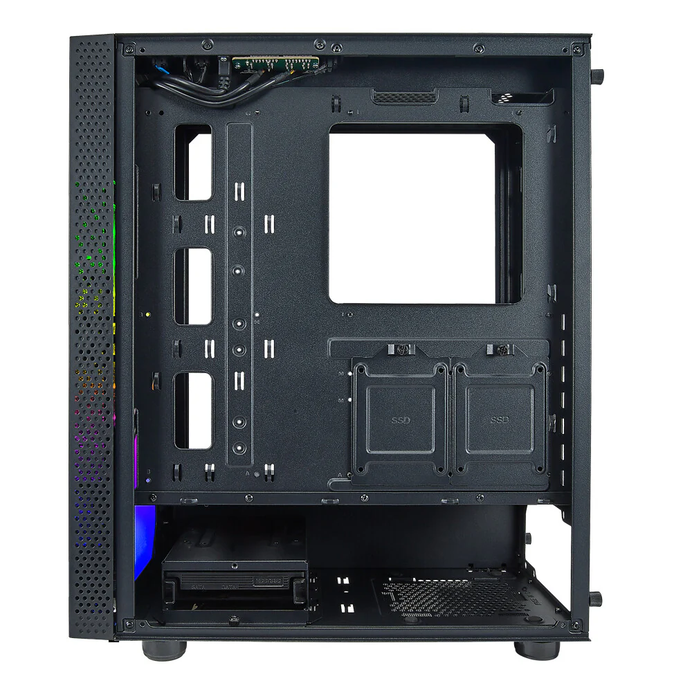Azza Celesta 340F - ATX Mid Tower Case in Black - Image 4