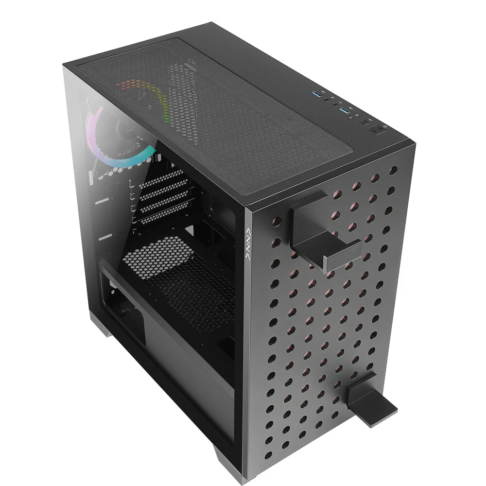 Azza Elise - MicroATX Mid Tower Case in Black - Image 4