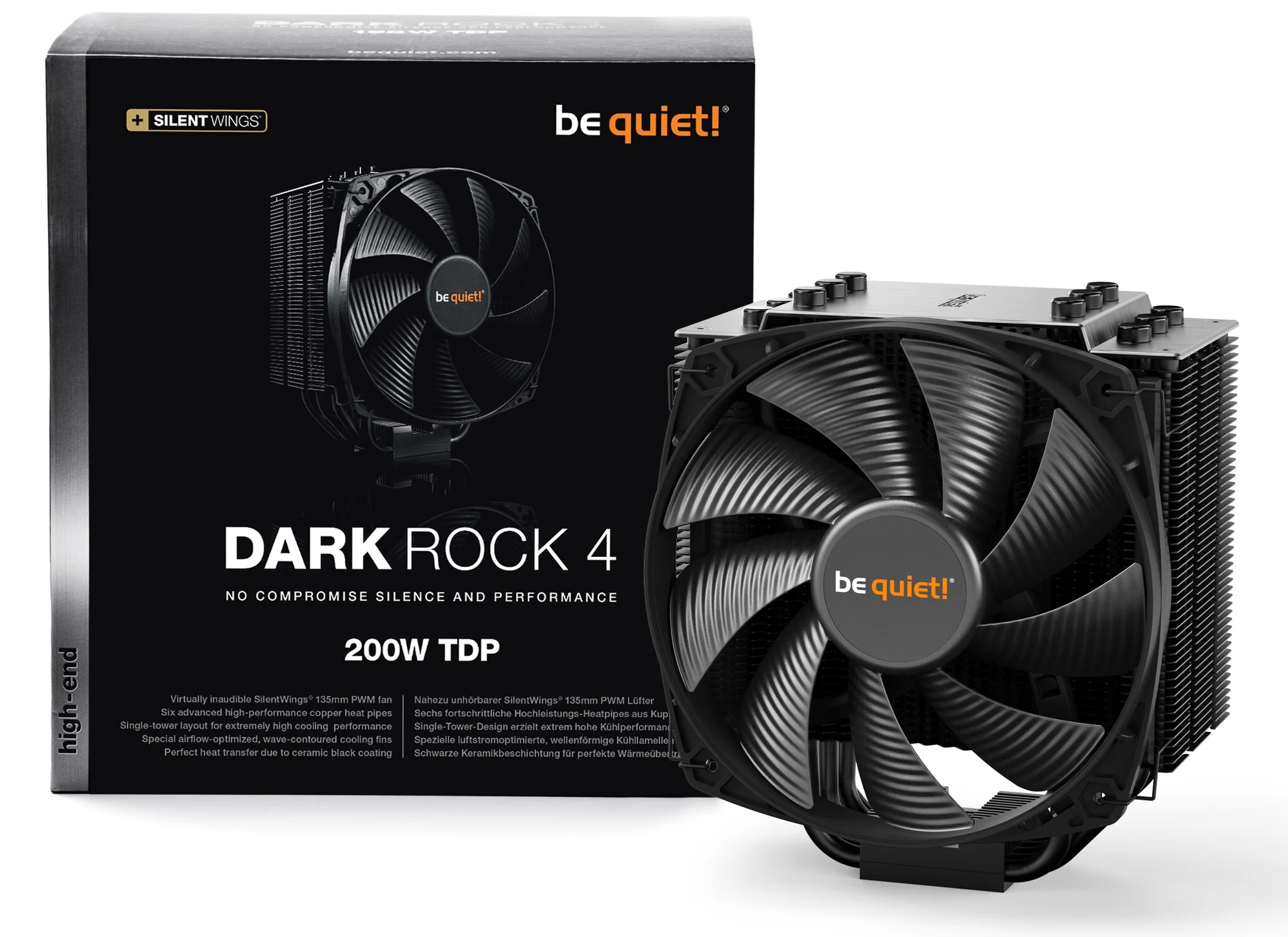 be quiet! Dark Rock 4 - Air Processor Cooler - 135mm - Image 6
