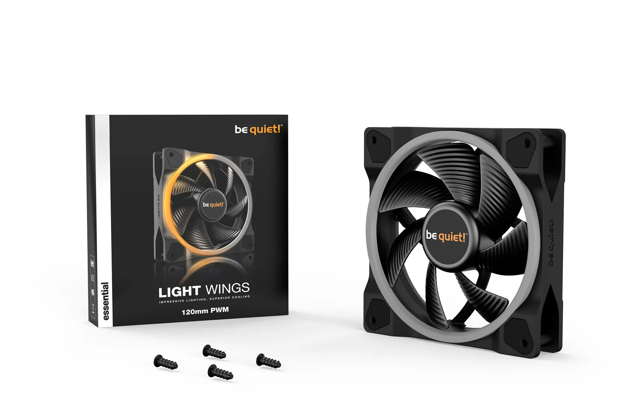 be quiet! Light Wings - ARGB PWM Case Fan in Black - 120mm - Image 5