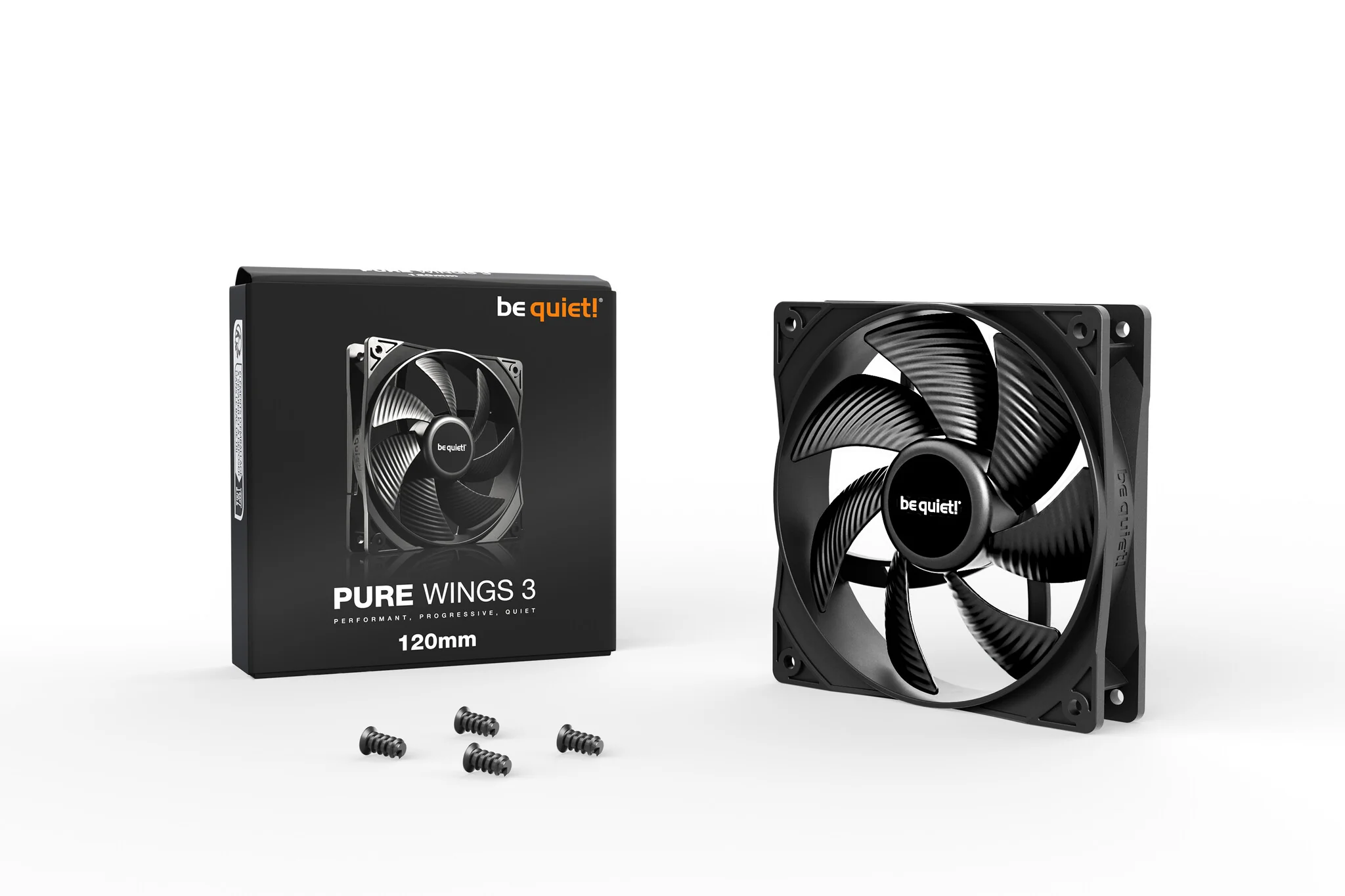 be quiet! Pure Wings 3 - Computer Case Fan in Black - 120mm - Image 3