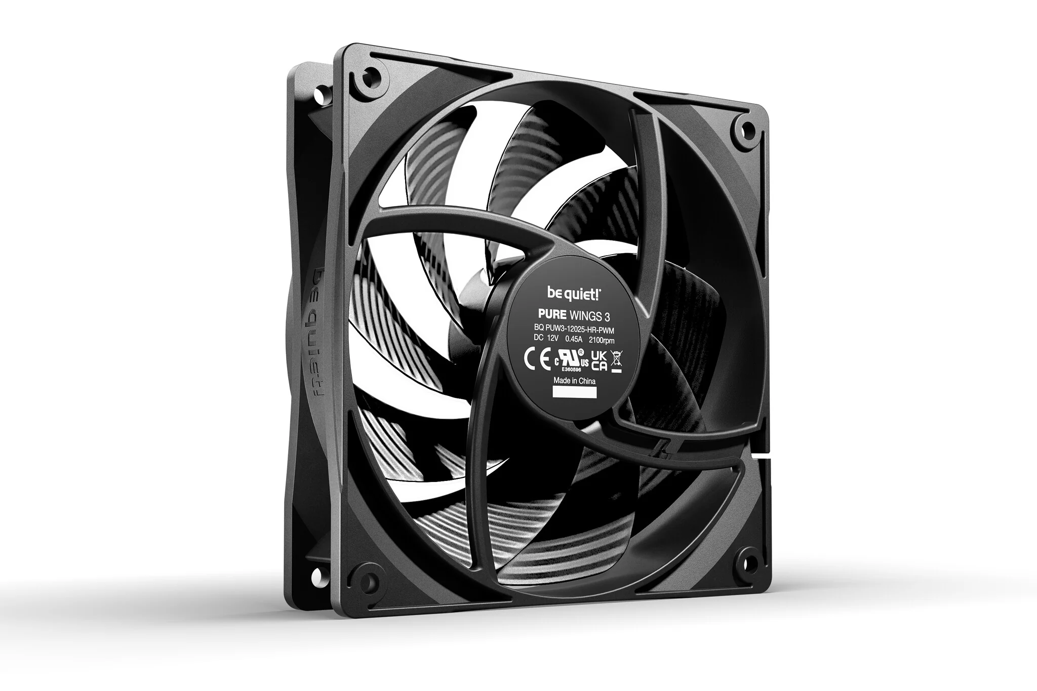 be quiet! Pure Wings 3 PWM - Computer Case Fan in Black - 120mm - Image 2