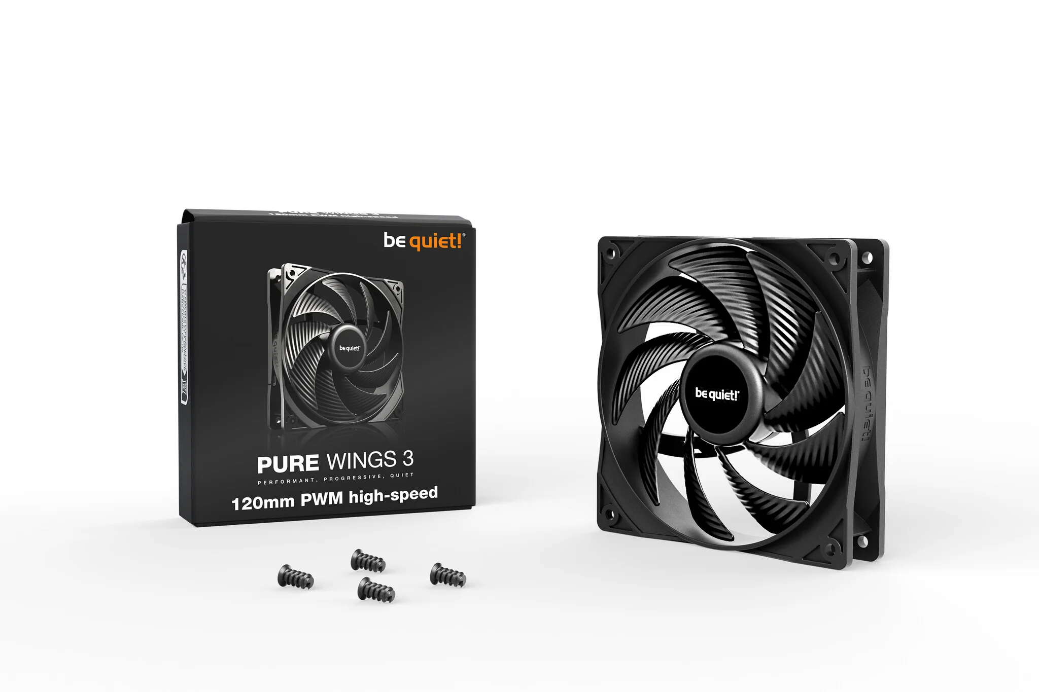 be quiet! Pure Wings 3 PWM - Computer Case Fan in Black - 120mm - Image 3