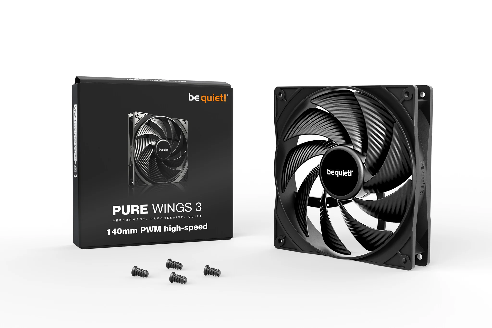 be quiet! Pure Wings 3 - PWM high-speed Computer Case Fan - 140mm - Image 3