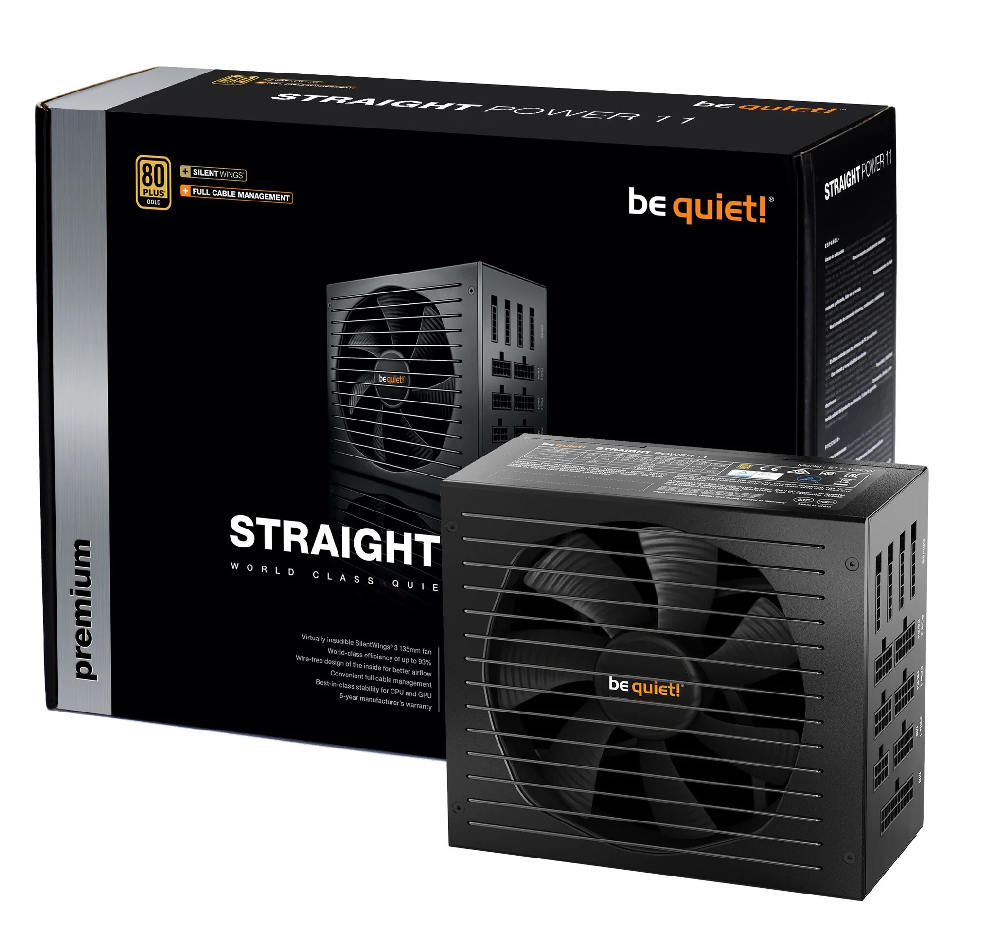be quiet! Straight Power 11 - 750W 80+ Gold Fully Modular Power Supply Unit - Image 4