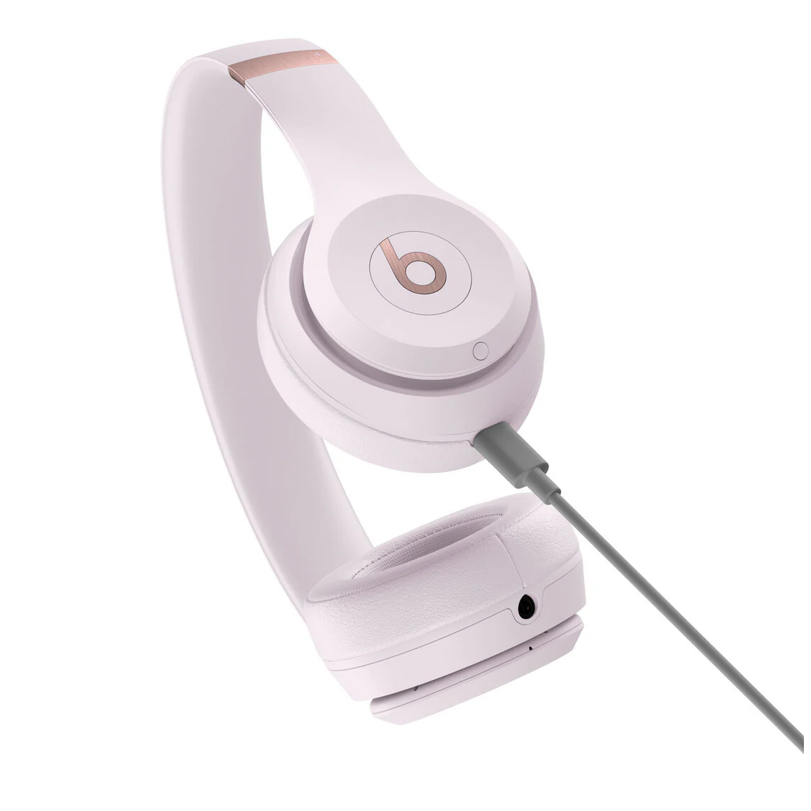 Apple Beats Solo 4 - USB Type-C Wired & Wireless Bluetooth Headphones in Cloud Pink - Image 6