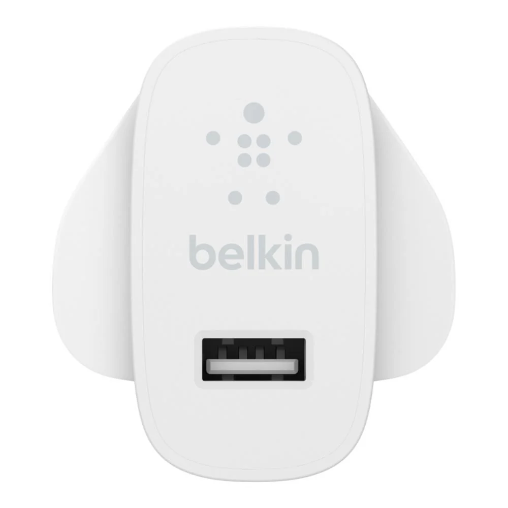 Belkin BOOSTCHARGE USB-A 12W Wall Charger with 1m Lightning Cable - White - Image 2