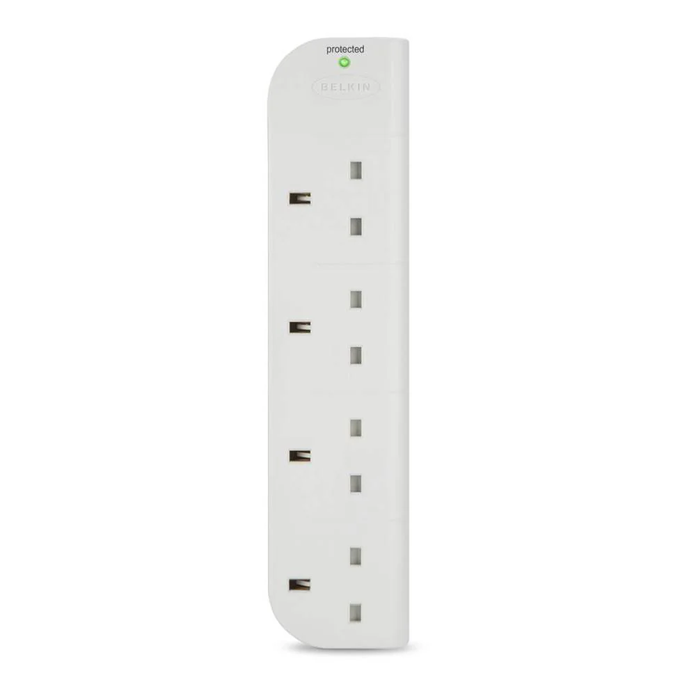 Belkin E-Series 4-way SurgeStrip Socket with Surge Protection - 1m - Image 2
