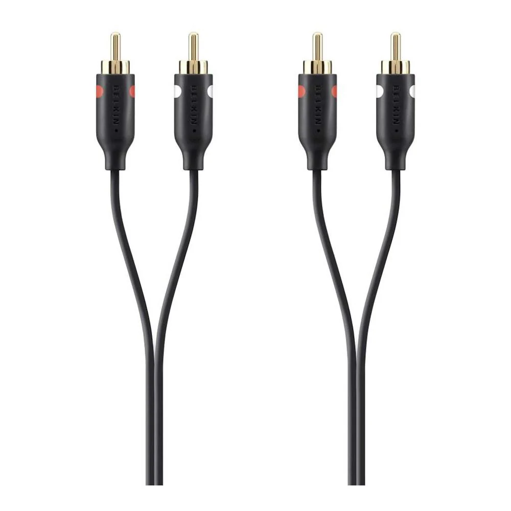 Belkin Gold-Plated RCA Audio Cable - 2m