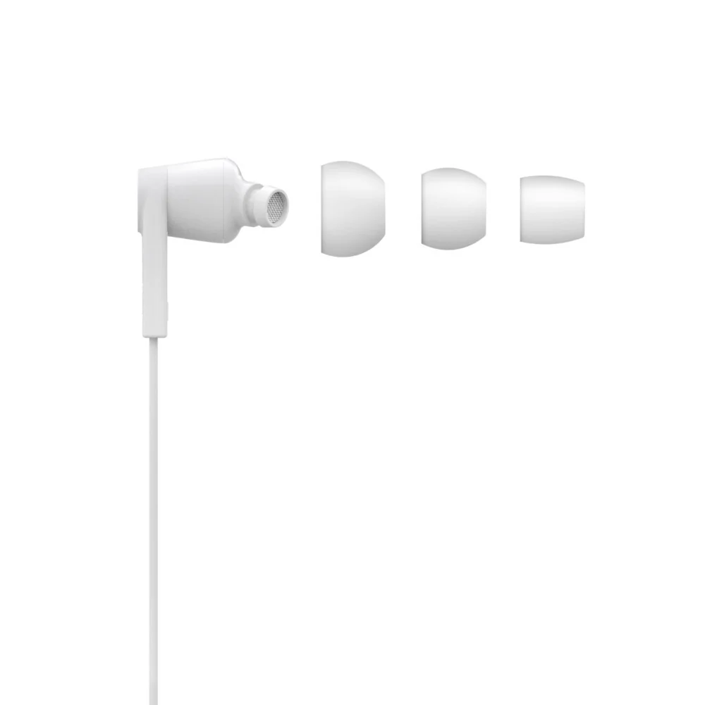 Belkin Rockstar Wired In-ear Headphones in White - Image 3