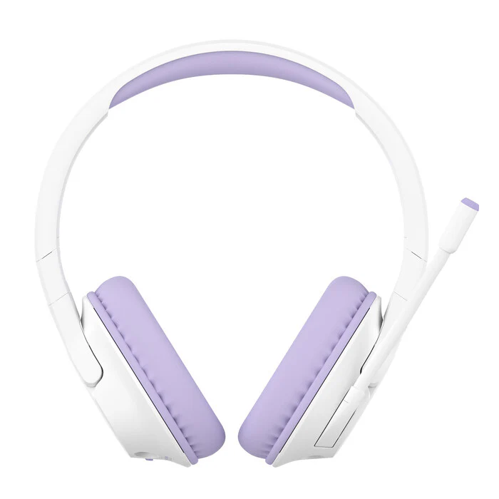 Belkin SoundForm Inspire - Wired & Wireless Bluetooth Headset for Children in Lavender / White