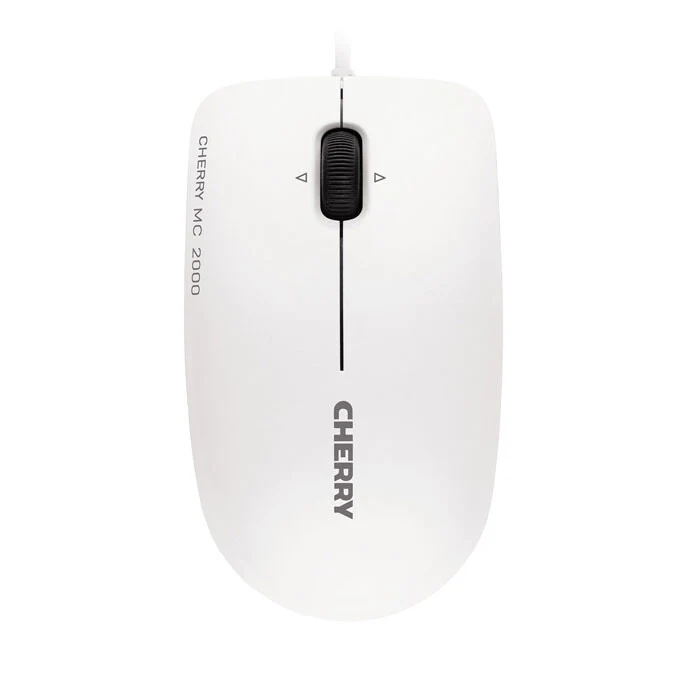 CHERRY MC 2000 USB Corded Mouse with Tilt Wheel in Pale Grey