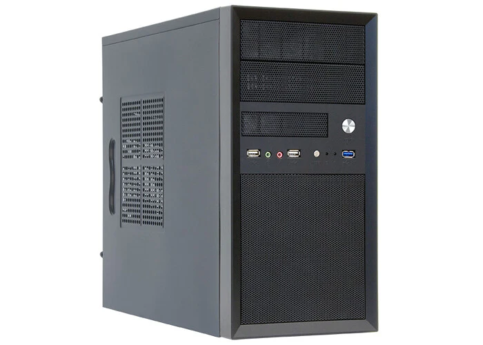 Chieftec CT-01B-350GPB Mini Tower in Black - Image 4