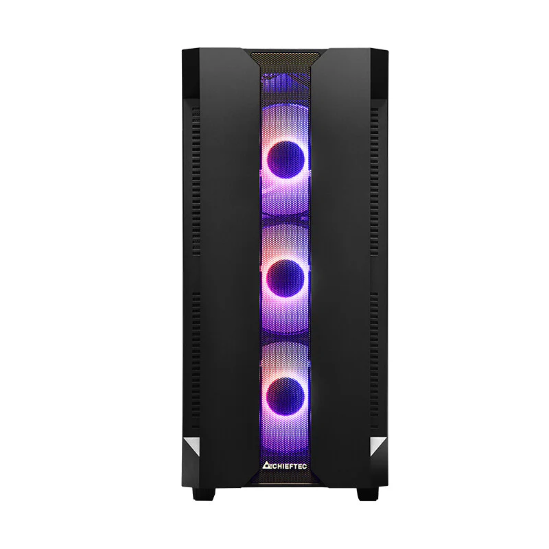 Chieftec GS-01B-OP Hunter ATX Gaming Tower in Black - Image 4