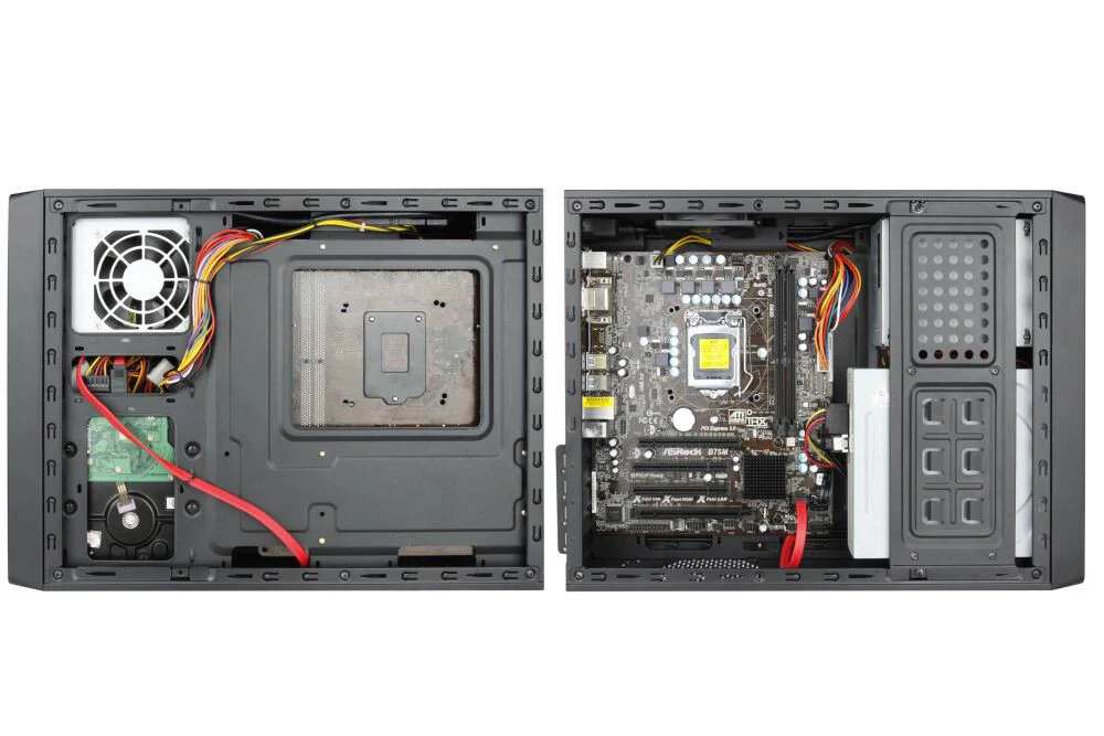 Chieftec UE-02B - MicroATX Mini Tower Case in Black - Image 3