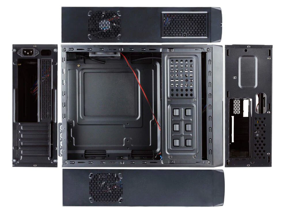 Chieftec UE-02B - MicroATX Mini Tower Case in Black - Image 4