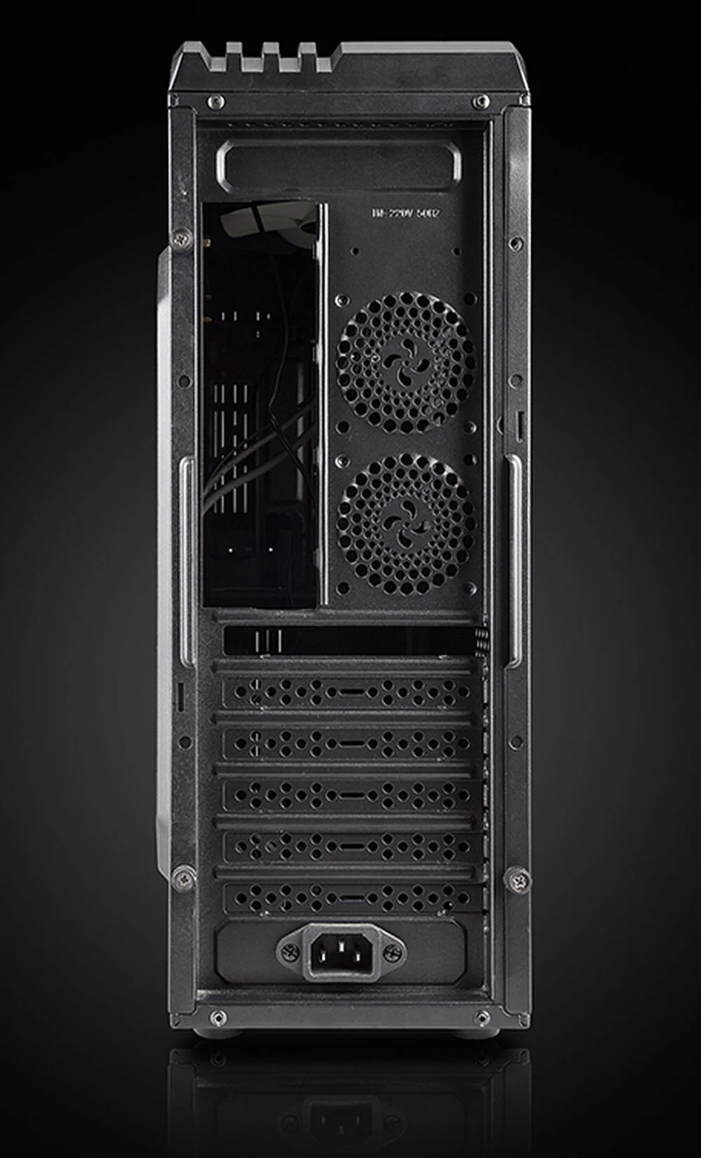 Chieftec UE-02B - MicroATX Mini Tower Case in Black - Image 5