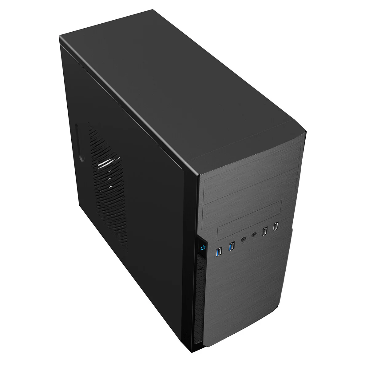 CiT CLASSIC MICRO - MicroATX Mid Tower Case in Black w/ 500W PSU - Image 4