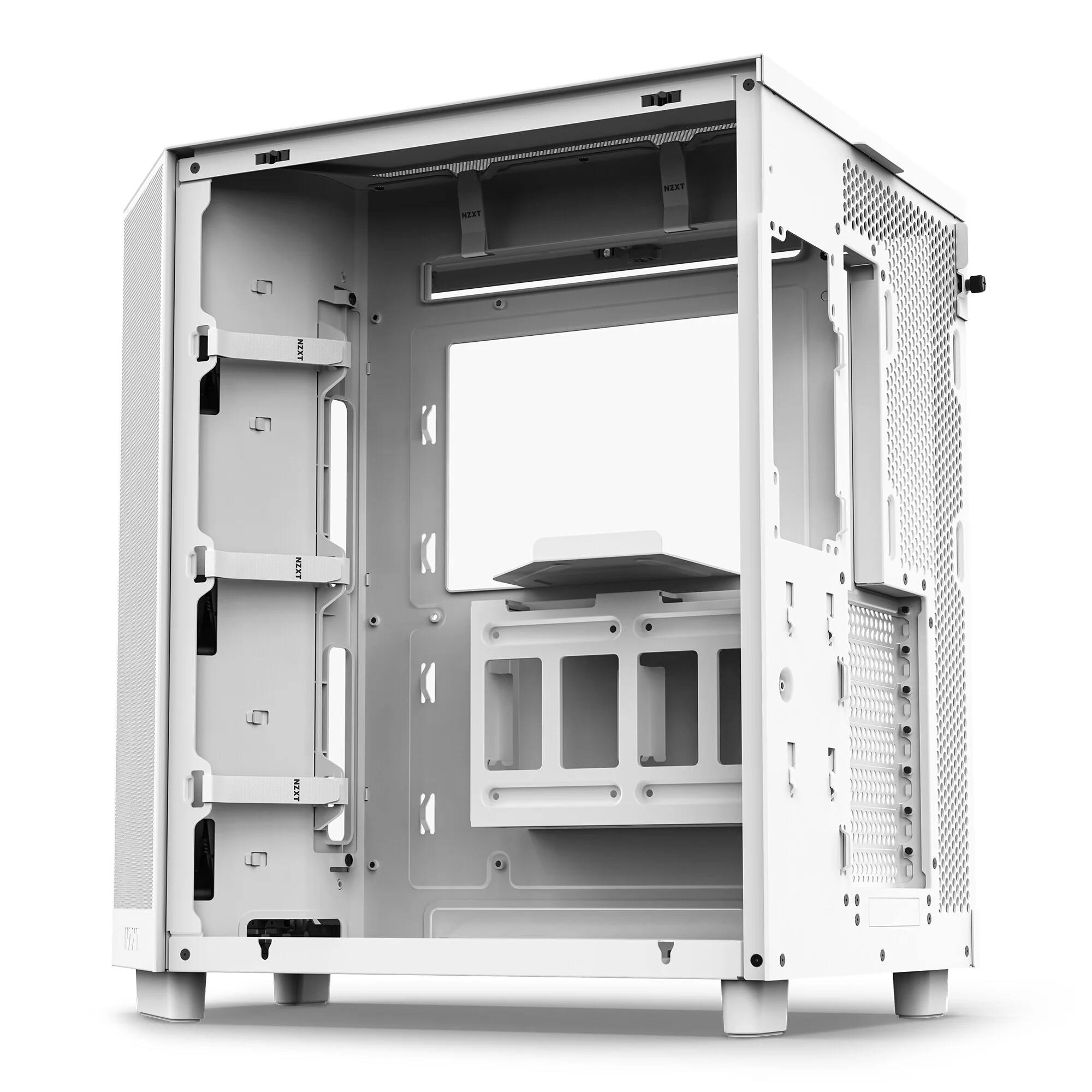 NZXT H6 Flow - ATX Mid Tower Case in White - Image 11