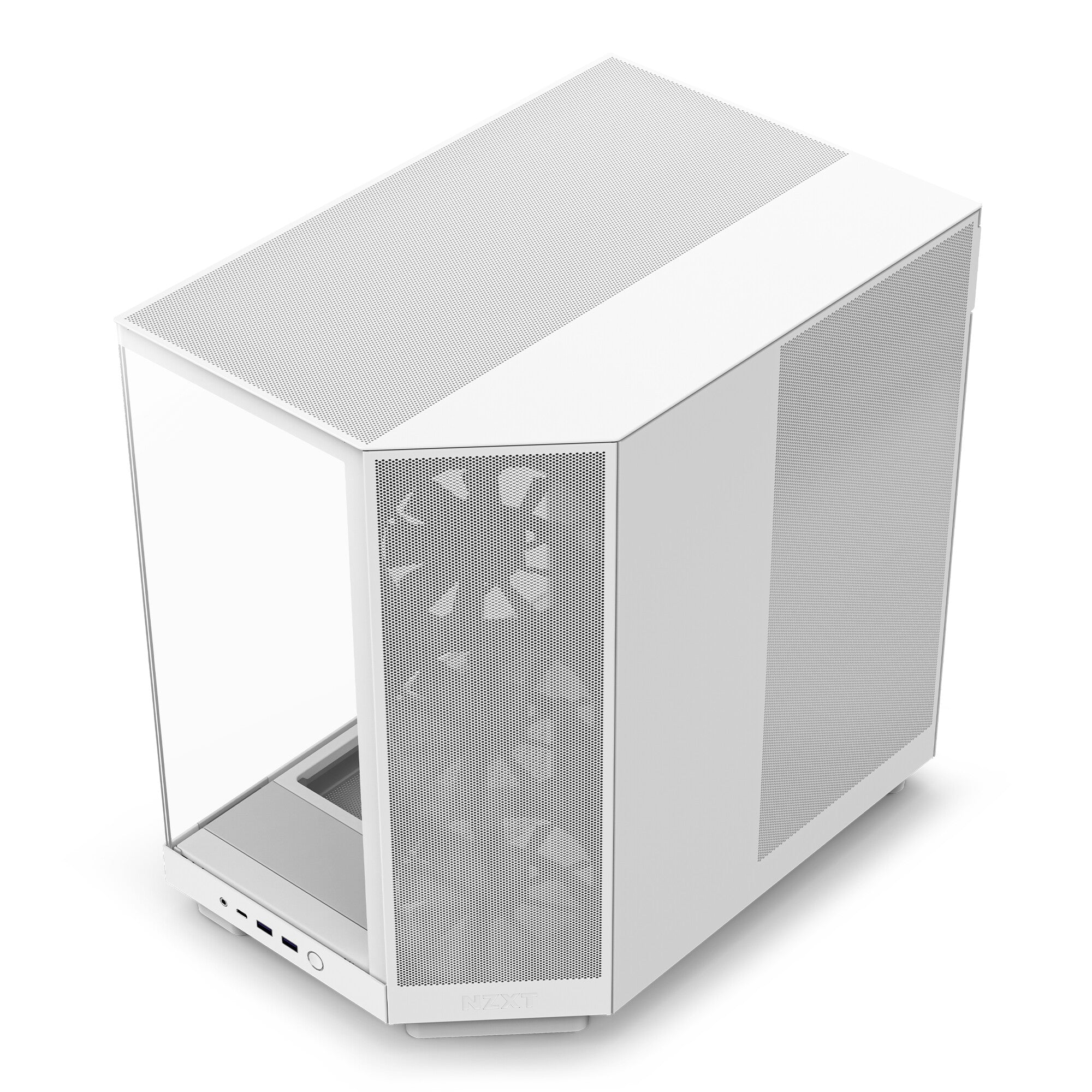 NZXT H6 Flow - ATX Mid Tower Case in White - Image 6