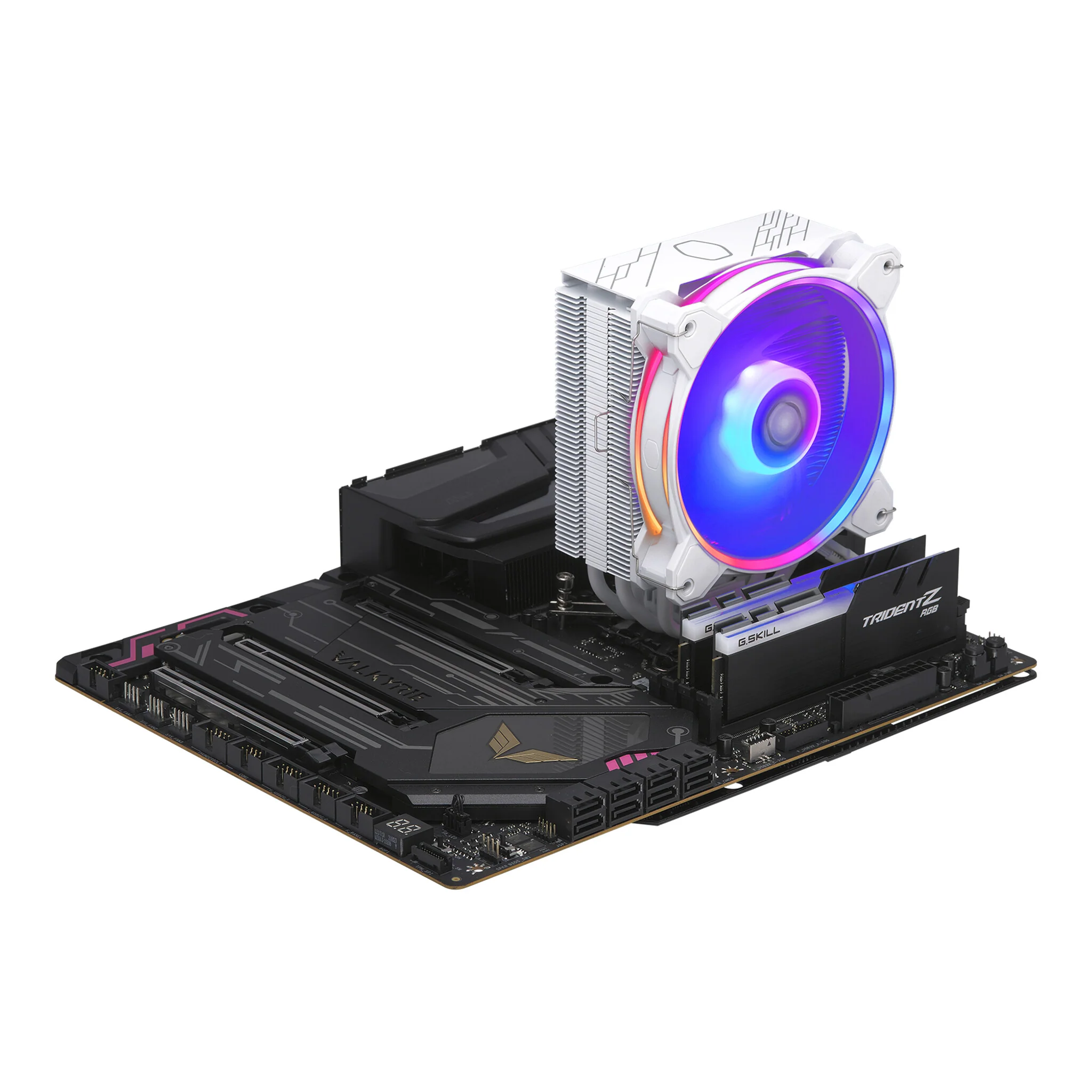 Cooler Master Hyper 212 Halo - Air Processor Cooler in White - 120mm - Image 13
