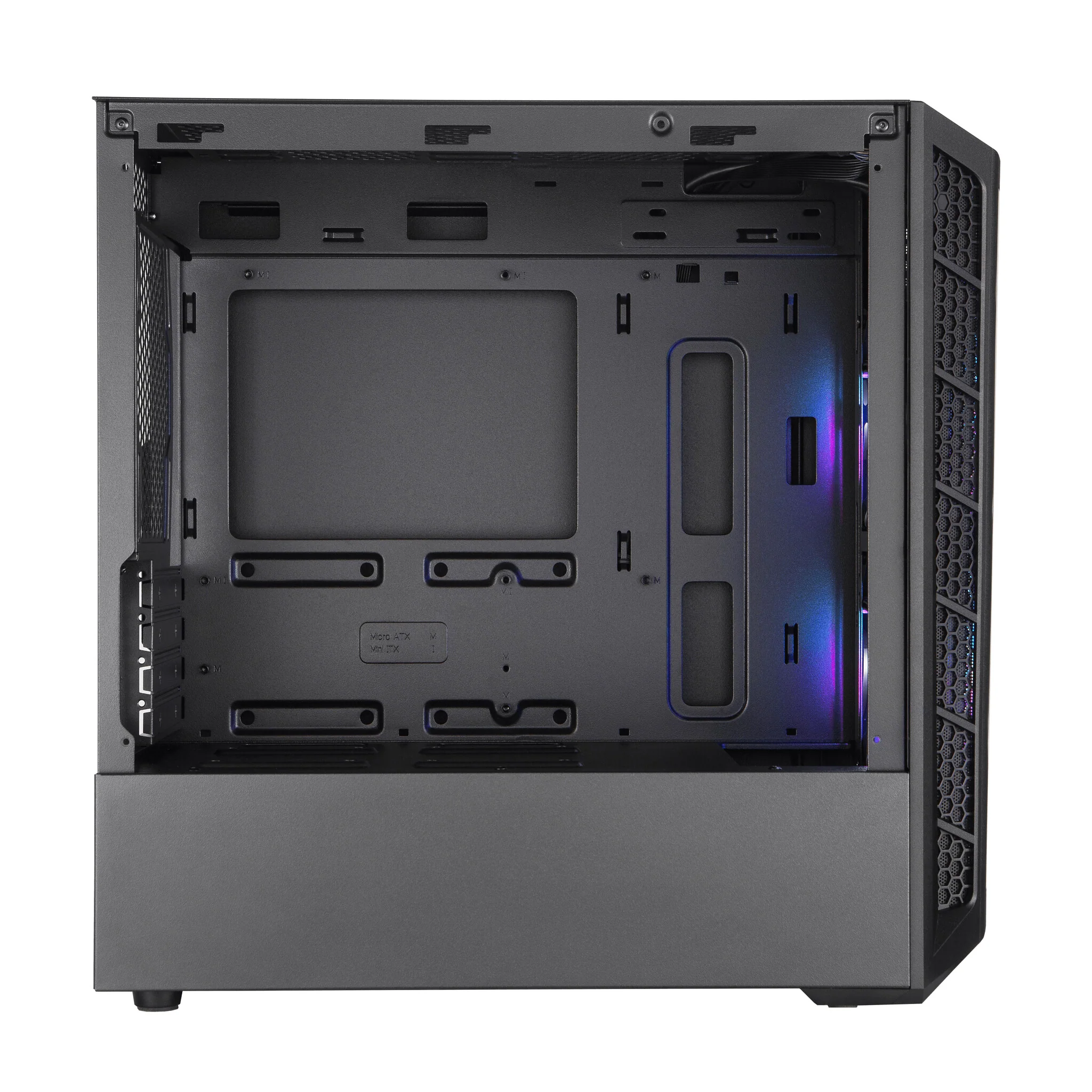 Cooler Master MasterBox MB320L ARGB - MicroATX Mini Tower Case in Black - Image 4