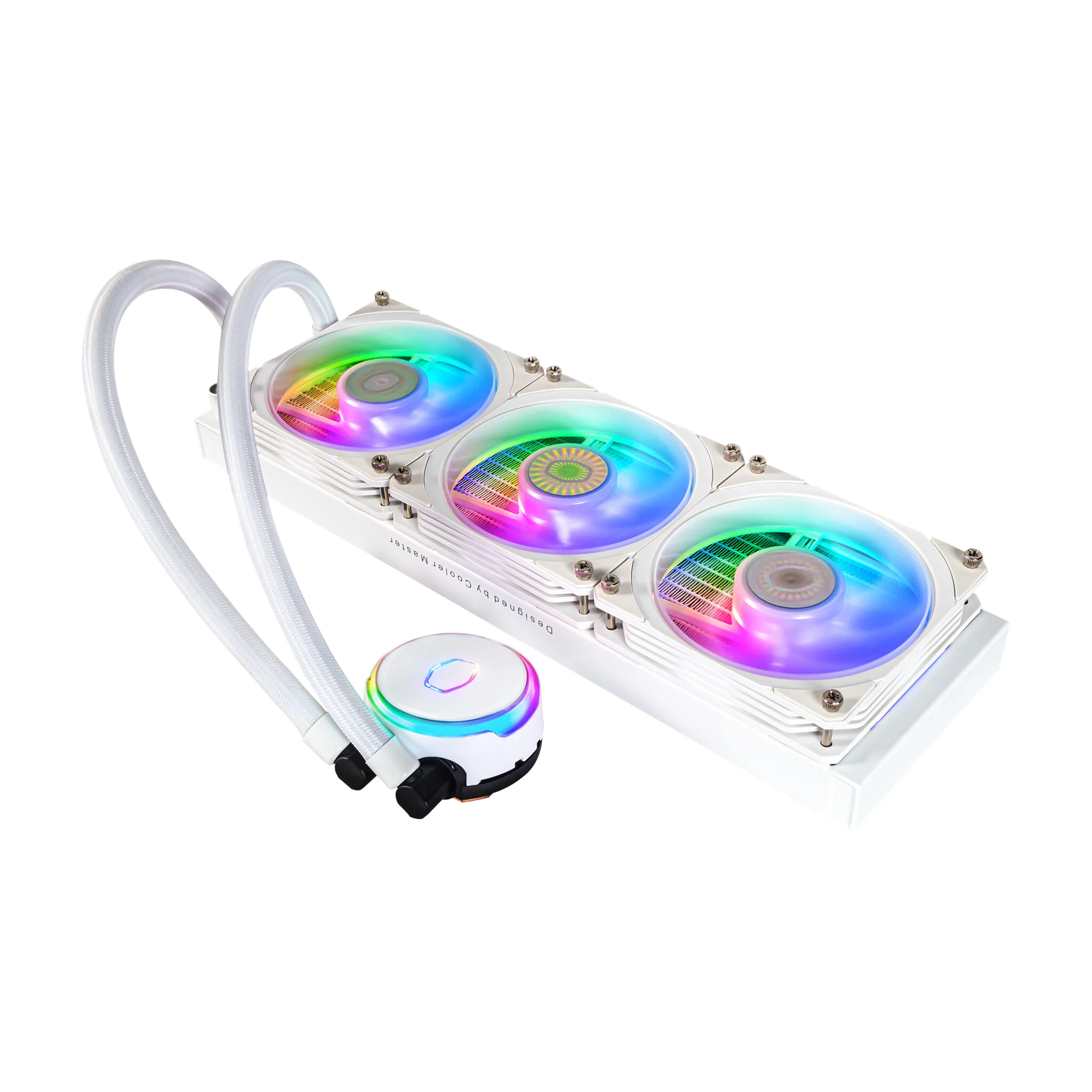 Cooler Master MasterLiquid PL360 Flux "White Edition" - 360mm Liquid CPU Cooler - Image 2