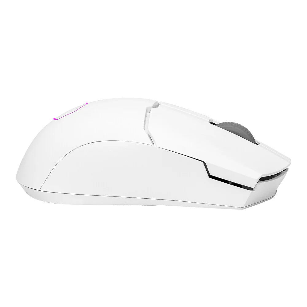 Cooler Master MM712 - RF Wireless + Bluetooth + USB Type-A Optical Mouse in White - 19,000 DPI - Image 5