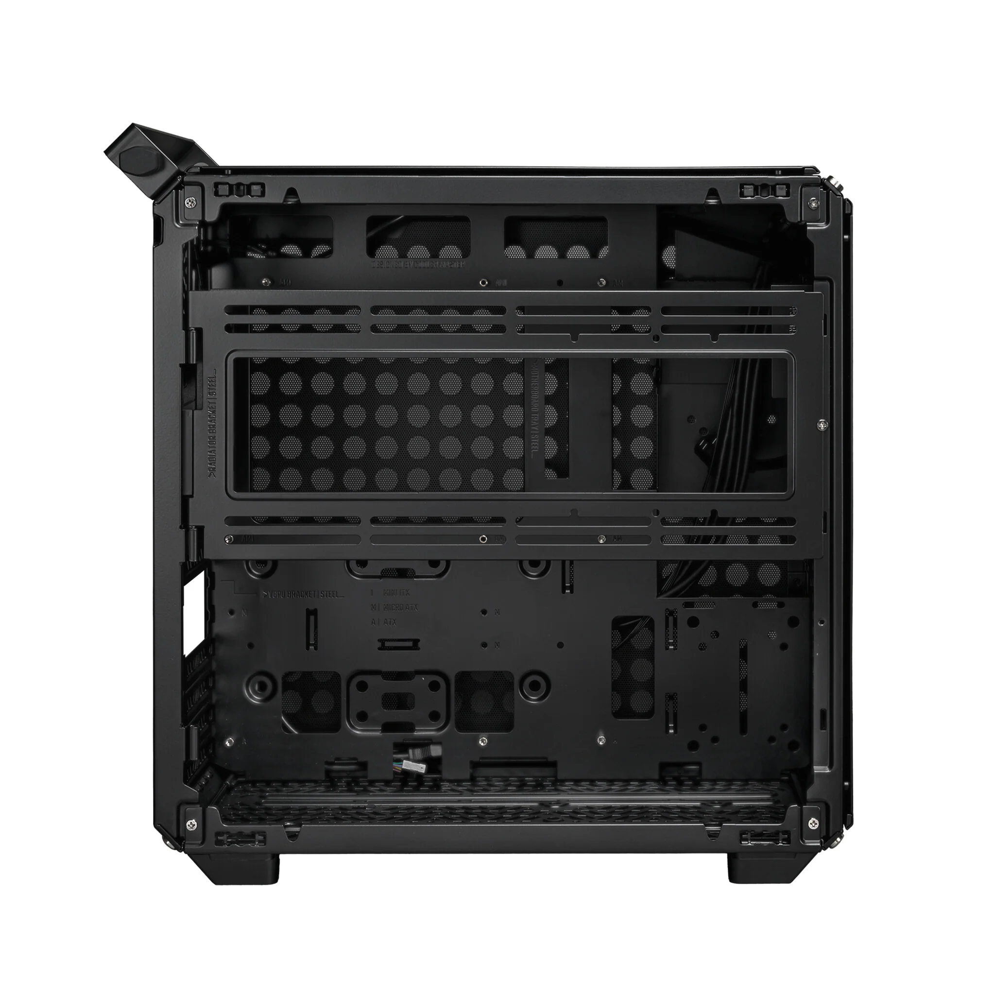 Cooler Master QUBE 500 Flatpack - ATX Mid Tower Case in Black - Image 4