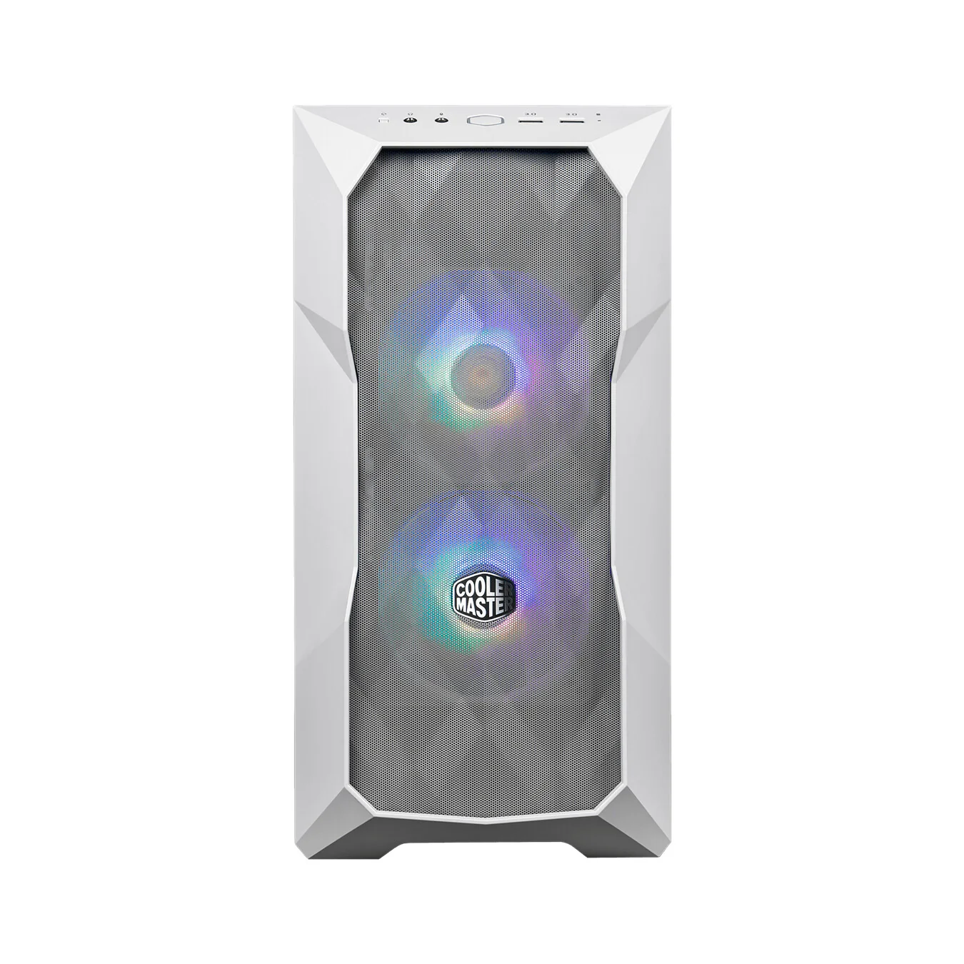 Cooler Master TD300 Mesh - MicroATX Mini Tower Case in White