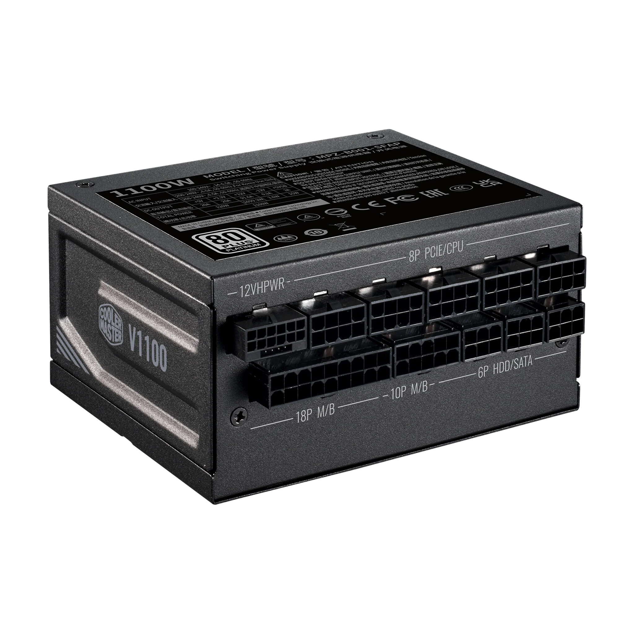 Cooler Master V SFX - 1100W 80+ Platinum Fully Modular Power Supply Unit in Black - Image 2