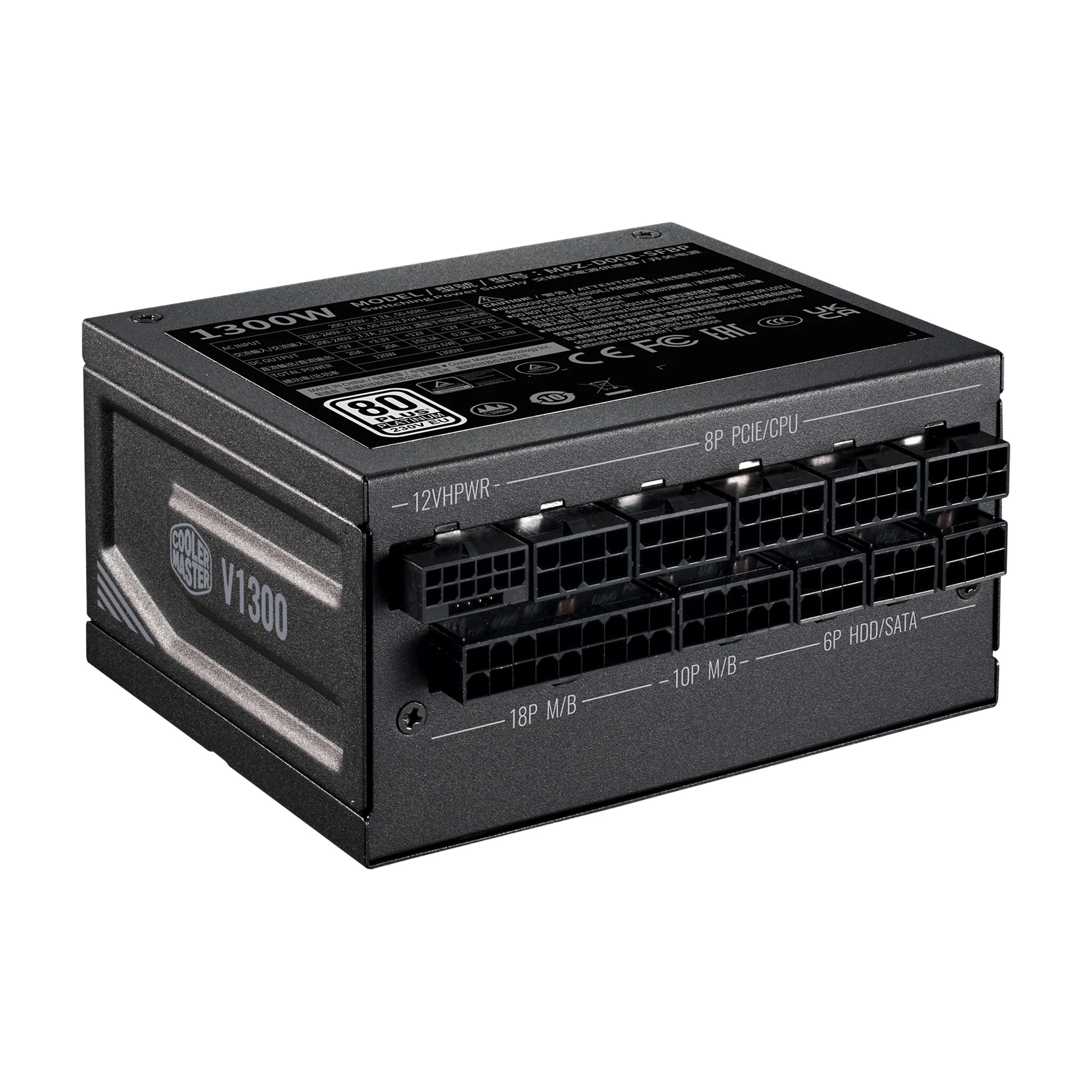 Cooler Master V SFX - 1300W 80+ Platinum Fully Modular Power Supply Unit in Black - Image 2