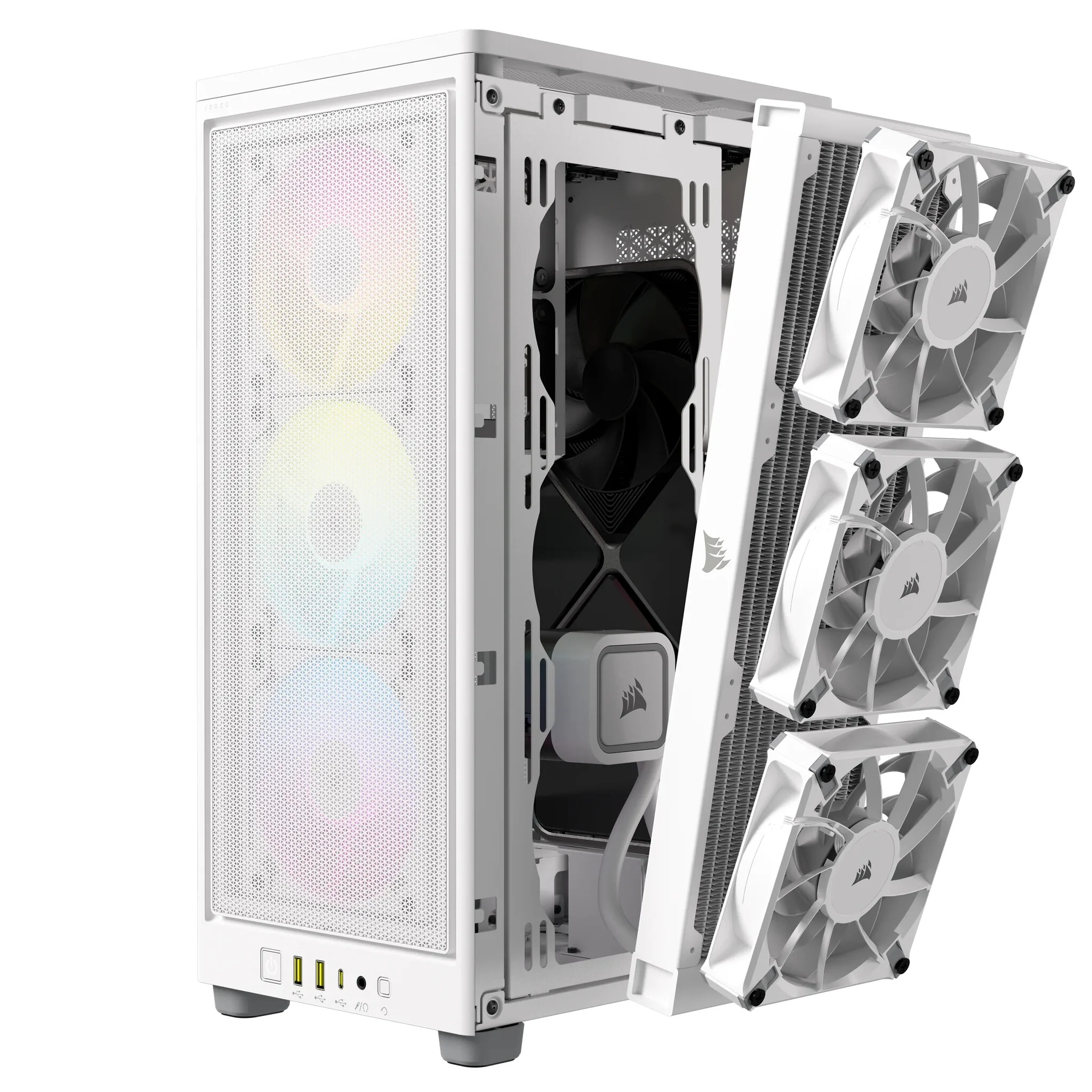 Corsair 2000D RGB AIRFLOW - Mini ITX Tower Case in White - Image 23