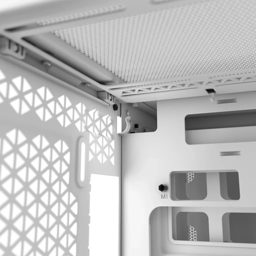 Corsair iCUE LINK 2500X RGB - Micro ATX Mid Tower Case in White - Image 5