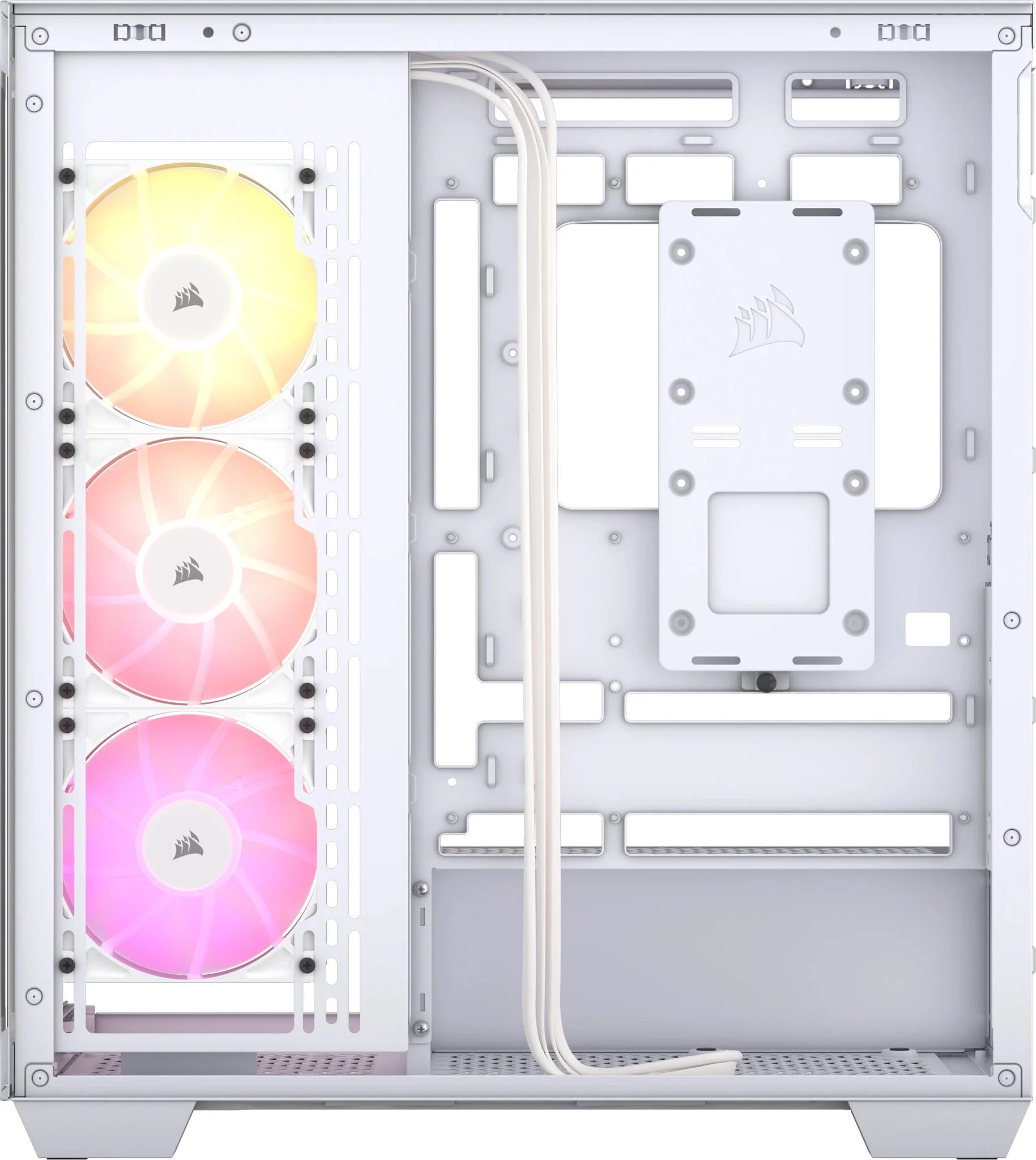 Corsair 3500X ARGB - EATX Mid Tower Case in White - Image 5