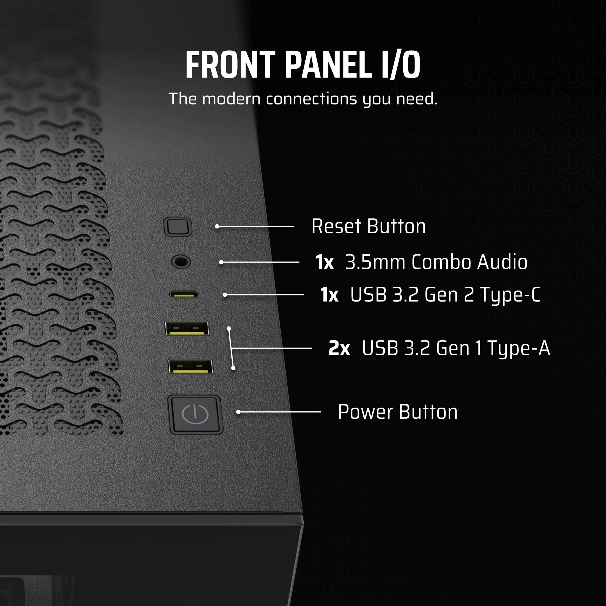 Corsair 3500X - EATX Mid Tower Case in Black - Image 10