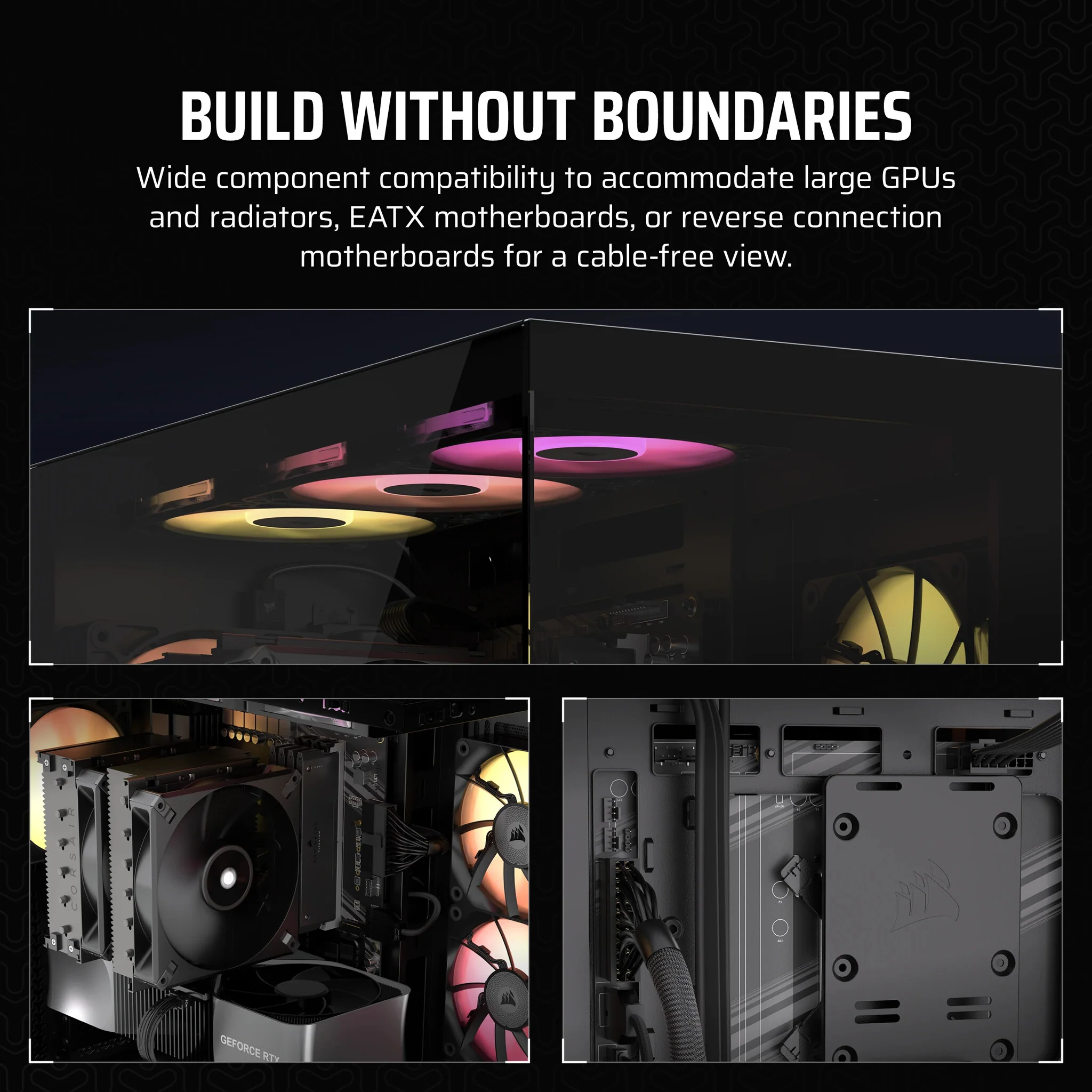 Corsair 3500X - EATX Mid Tower Case in Black - Image 8