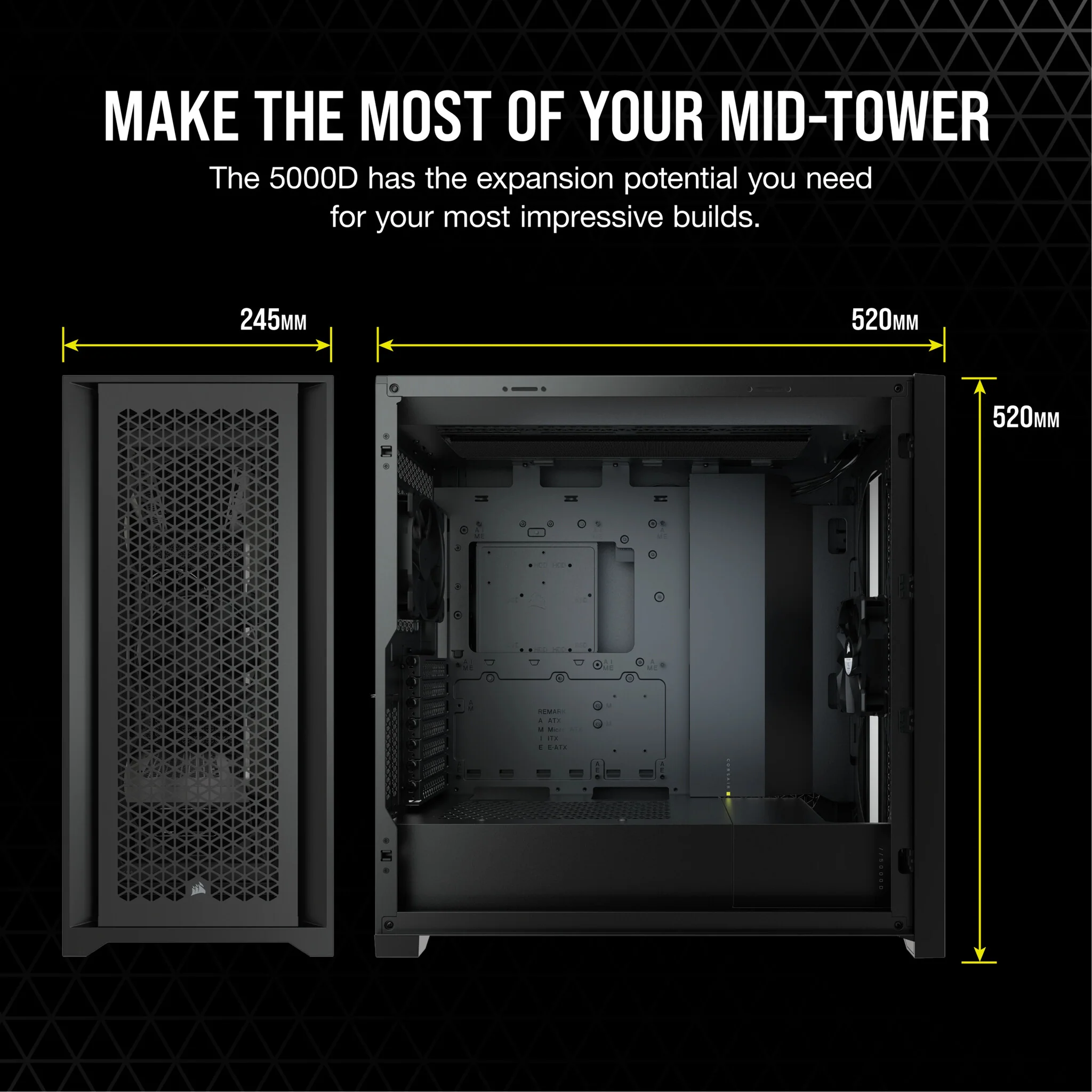 Corsair 5000D AIRFLOW - ATX Mid Tower Case in Black - Image 20